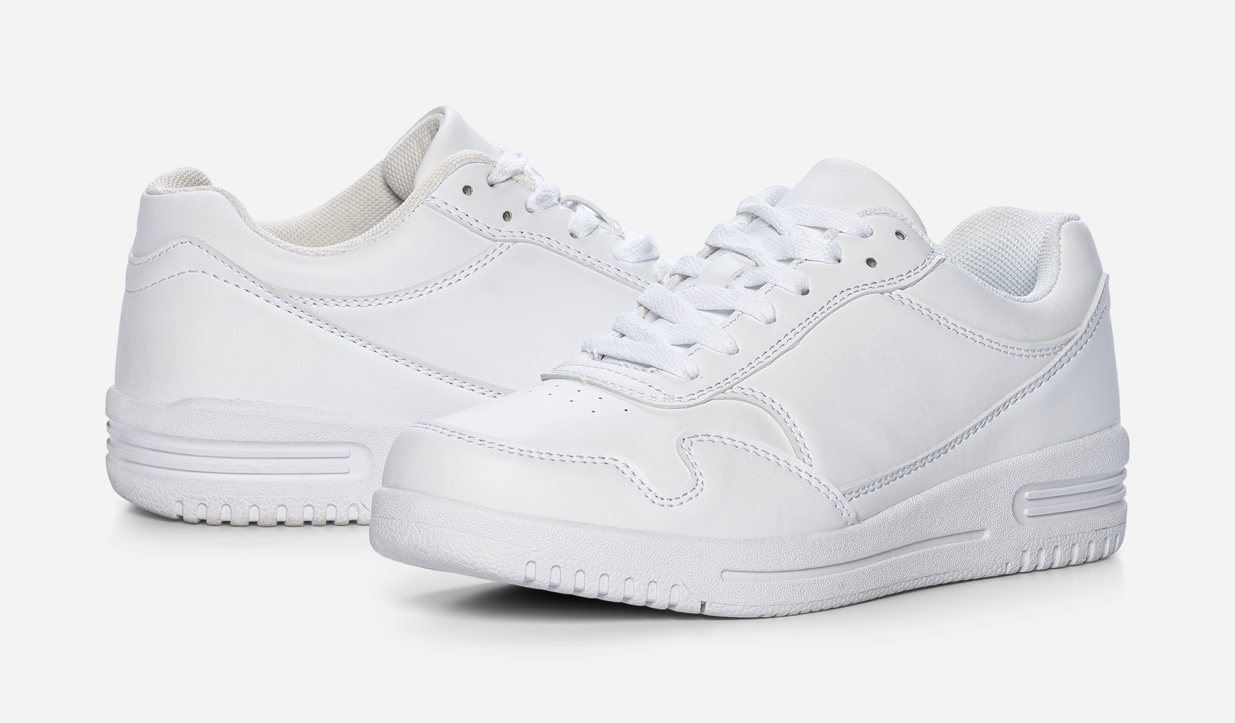 ATTITUDE, Sneakers Hvit