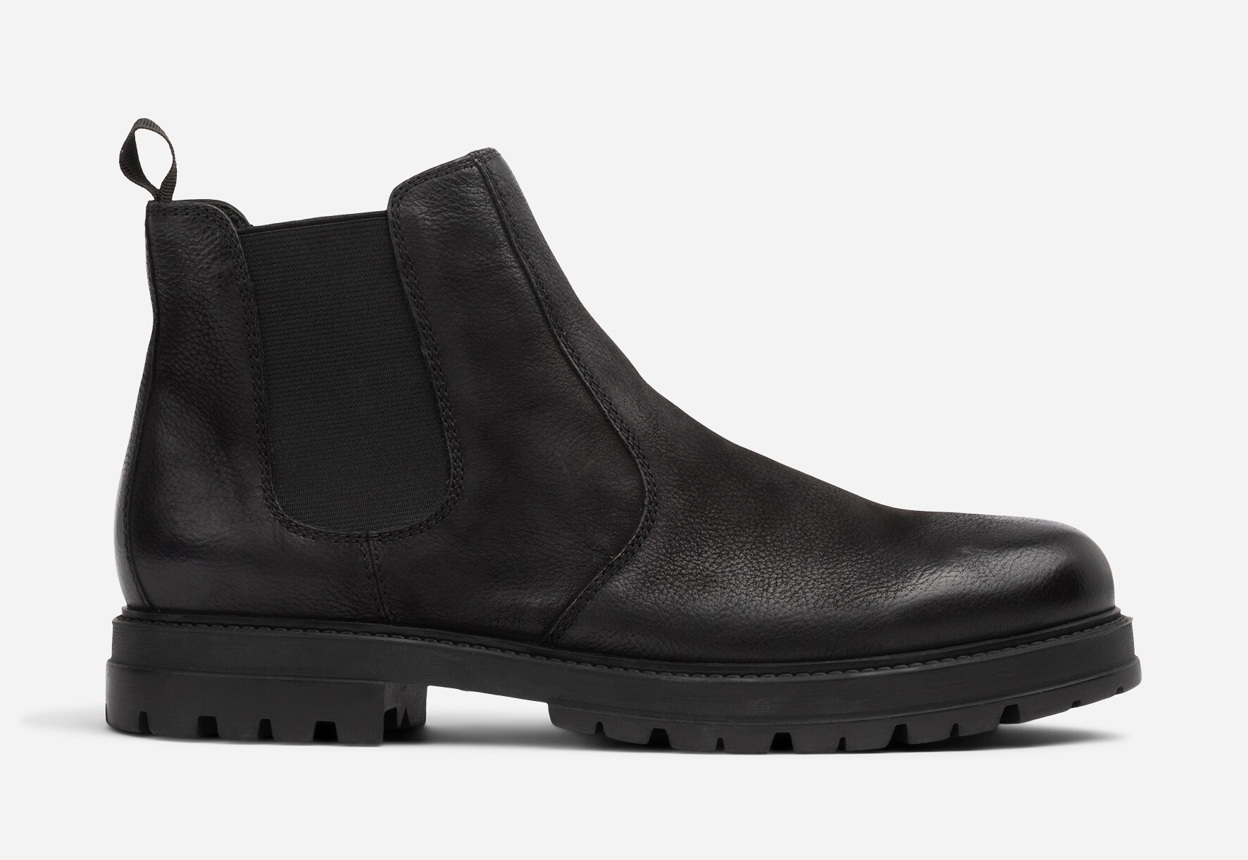 PACE, Fleeceforet chelseaboots Sort
