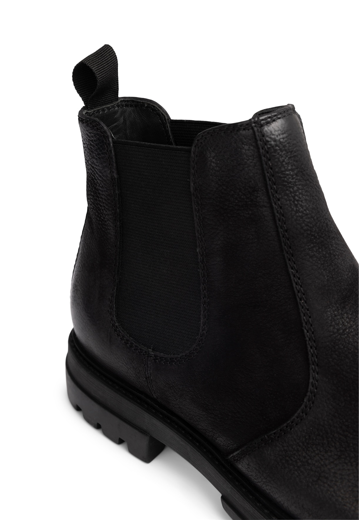PACE, Fleeceforet chelseaboots Sort