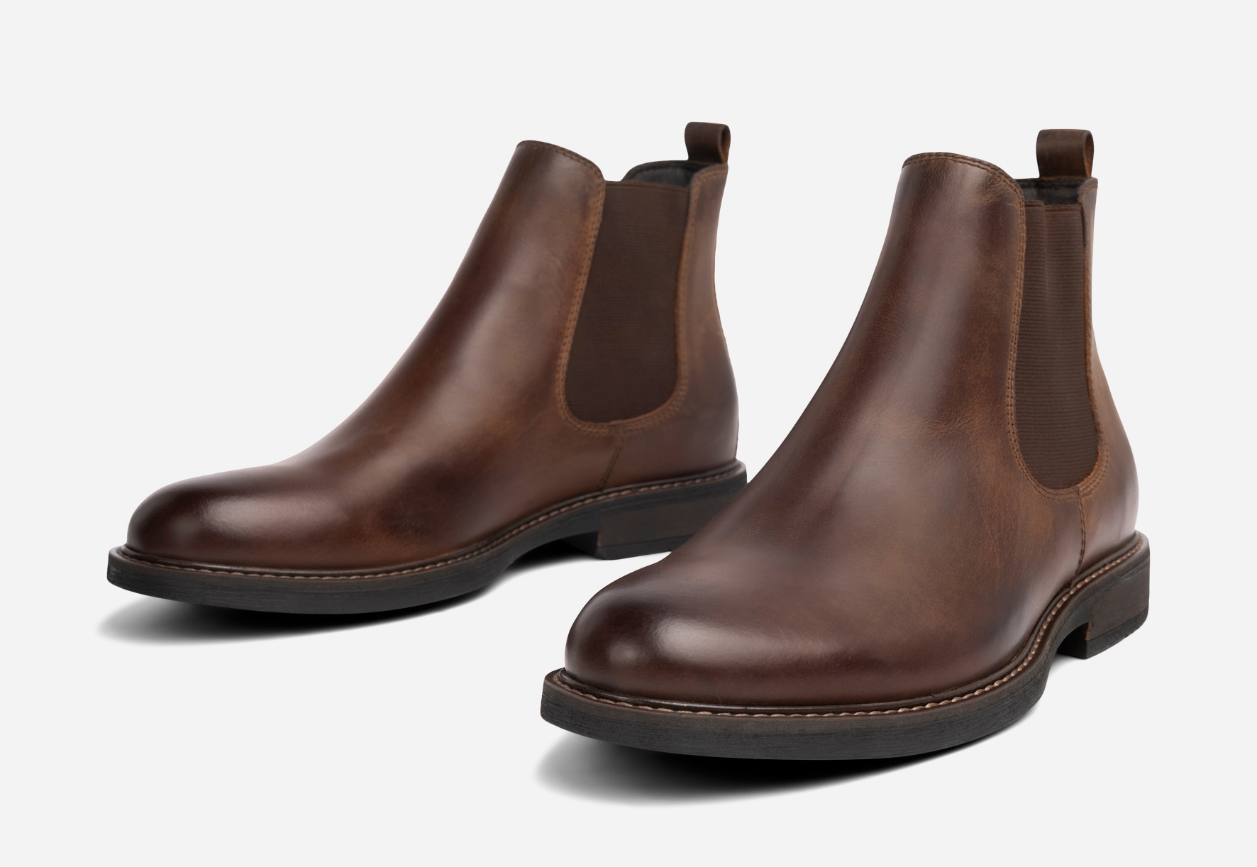 PACE, Fleeceforet chelseaboots Brun