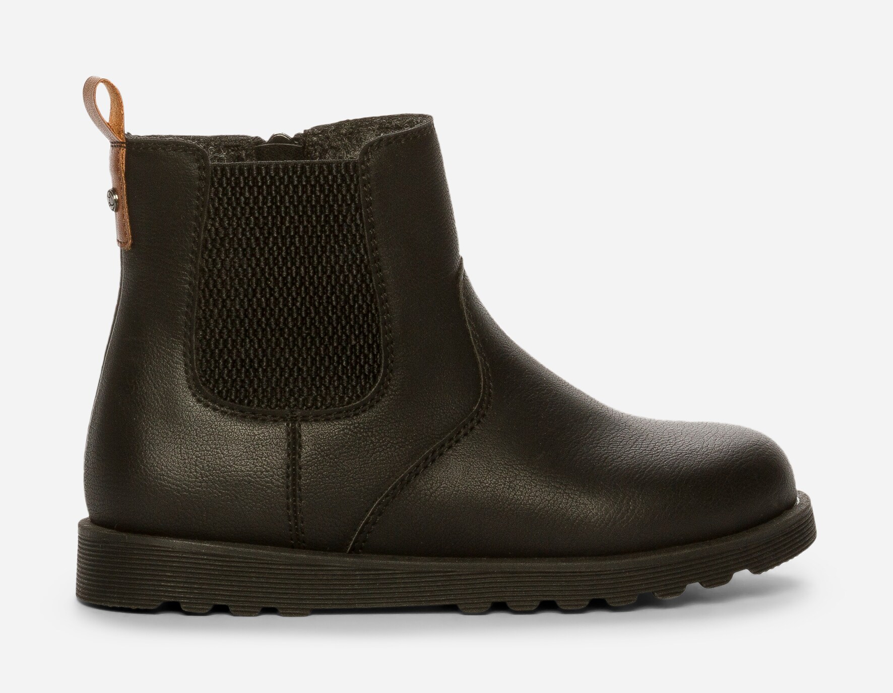 LINEAR, Varmforet chelseaboots Sort
