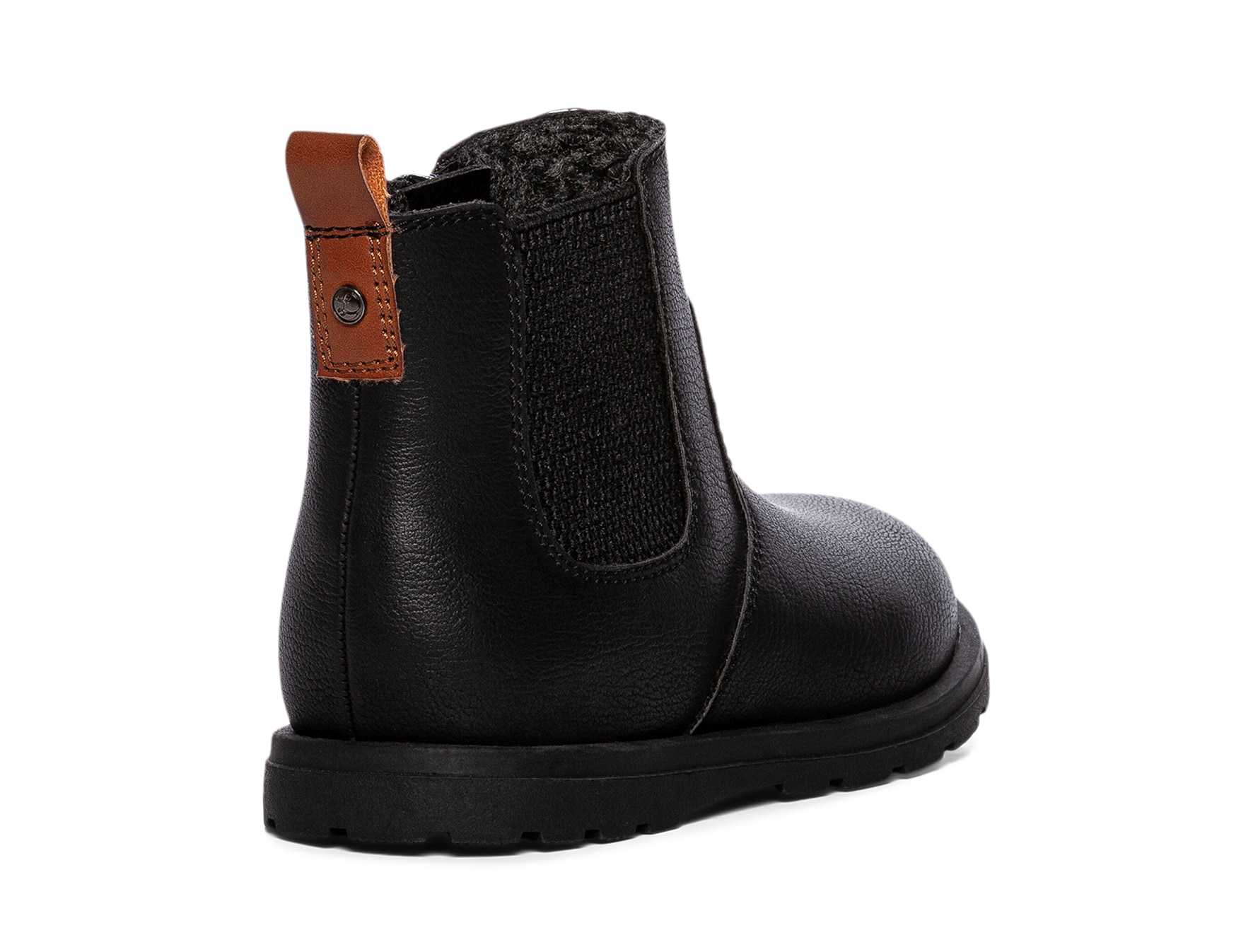 LINEAR, Varmforet chelseaboots Sort