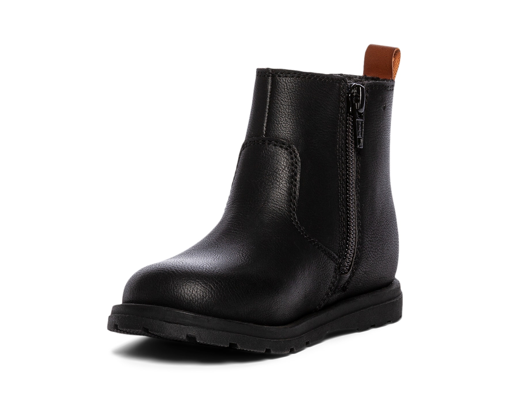 LINEAR, Varmforet chelseaboots Sort