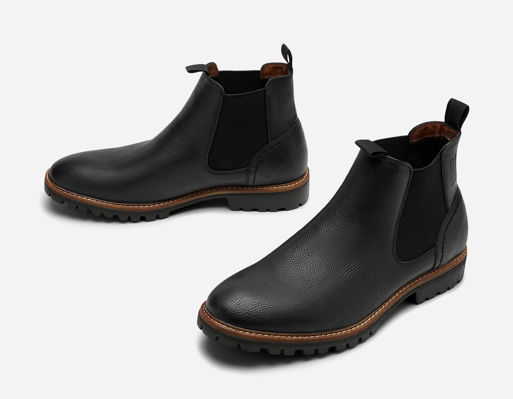 IGUASSU, Fleeceforet chelseaboots Sort