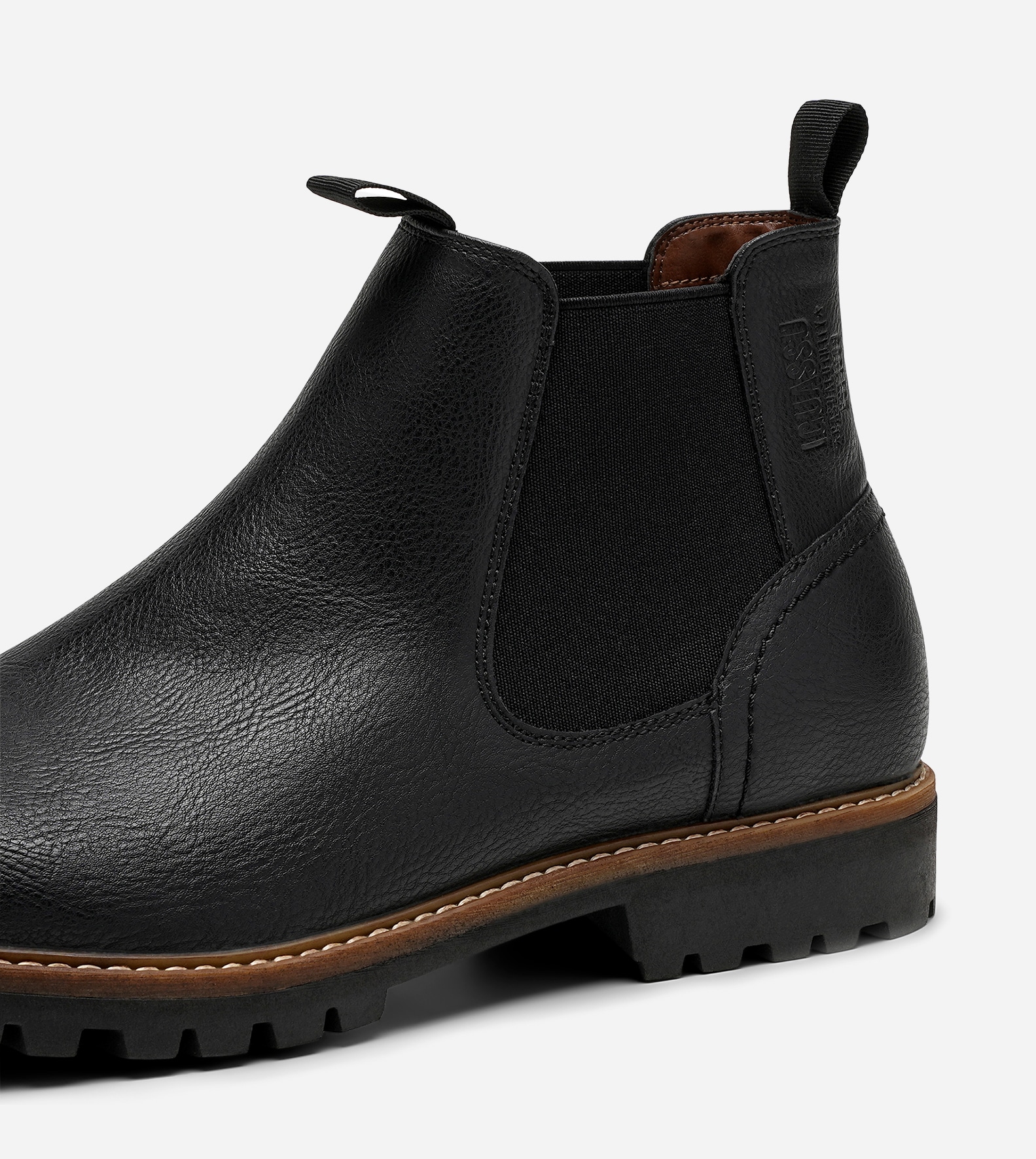 IGUASSU, Fleeceforet chelseaboots Sort