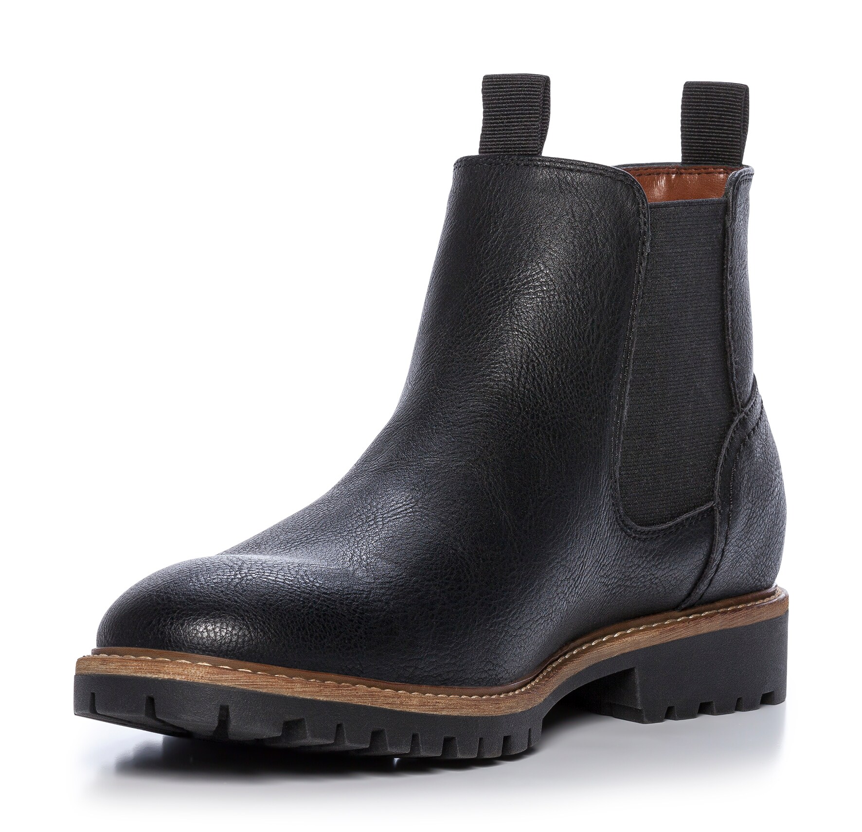 IGUASSU, Fleeceforet chelseaboots Sort