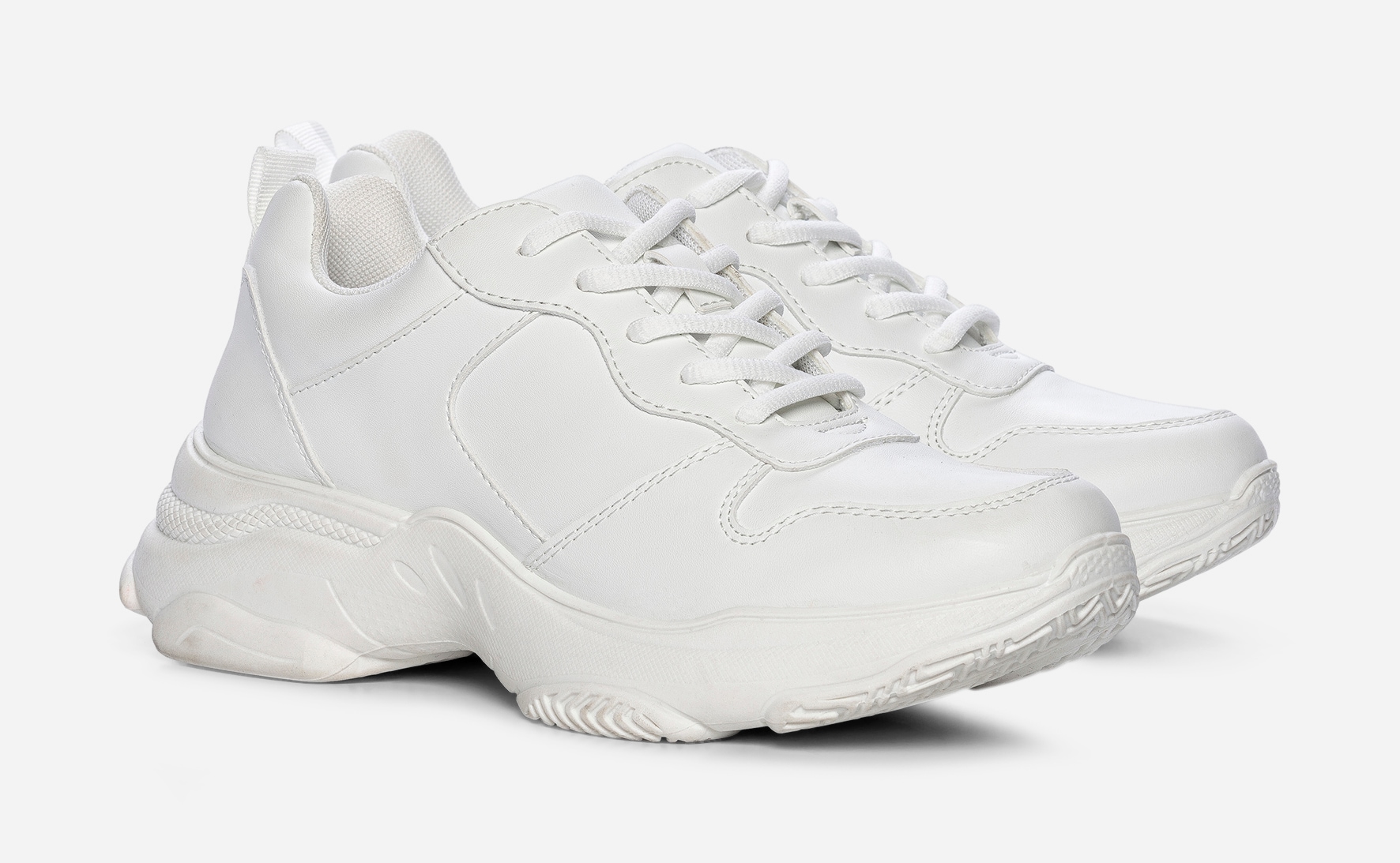 ATTITUDE, Sneakers Hvit