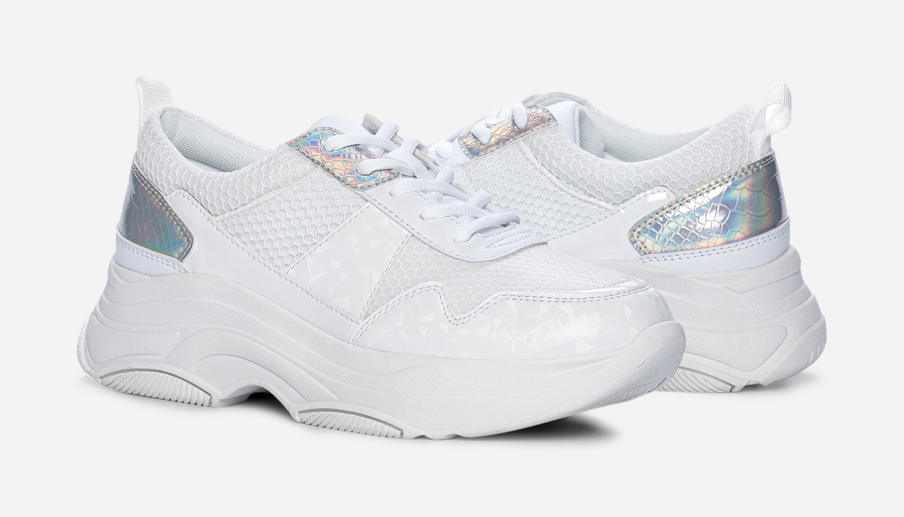 ATTITUDE, Sneakers Hvit