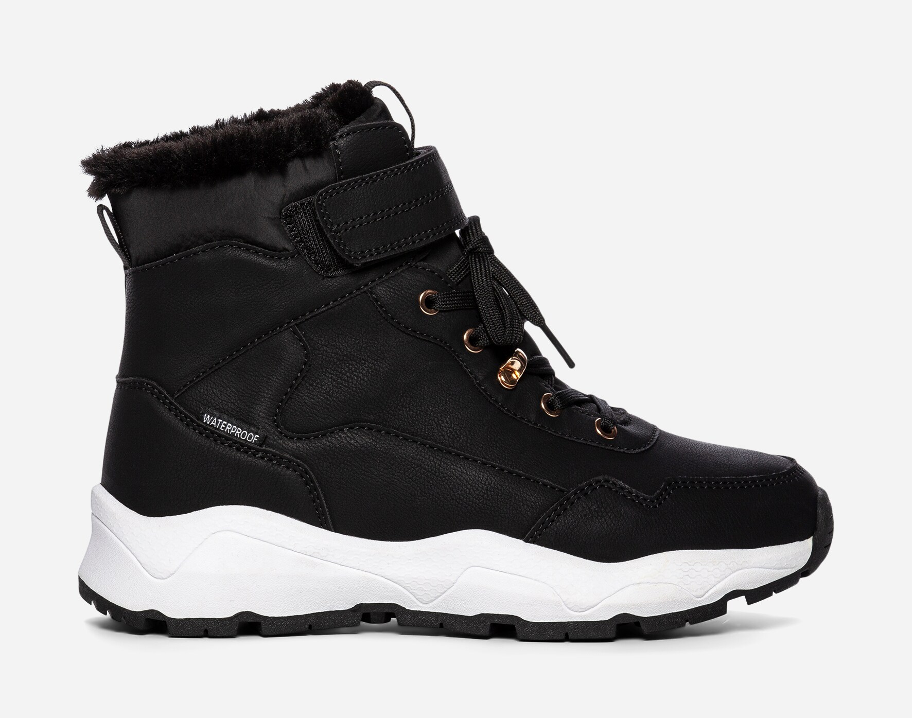 LINEAR, Varmforet skolett waterproof Sort