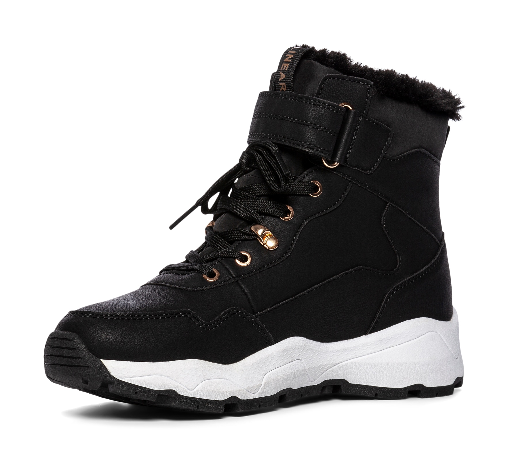 LINEAR, Varmforet skolett waterproof Sort