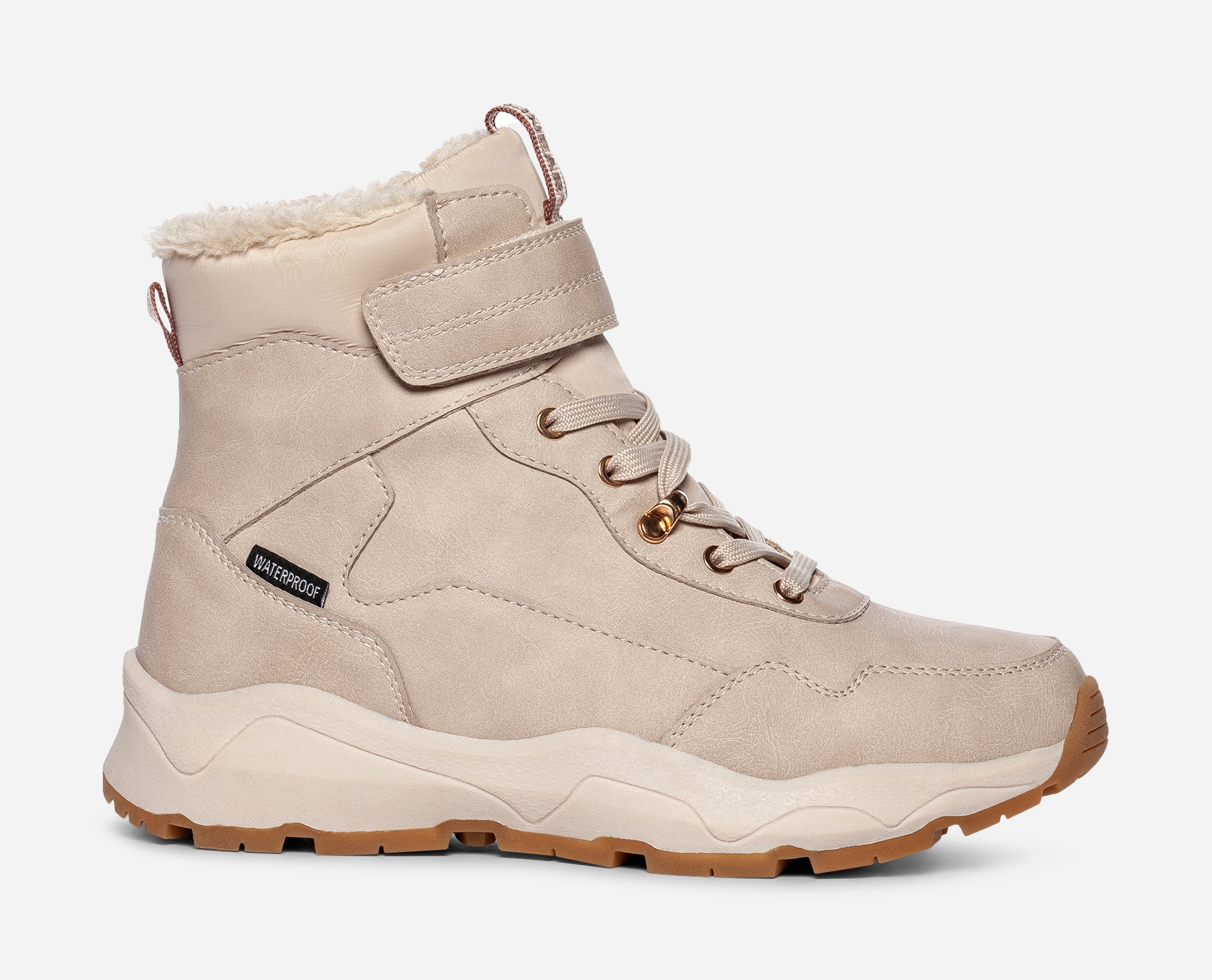 LINEAR, Varmforet skolett waterproof Beige