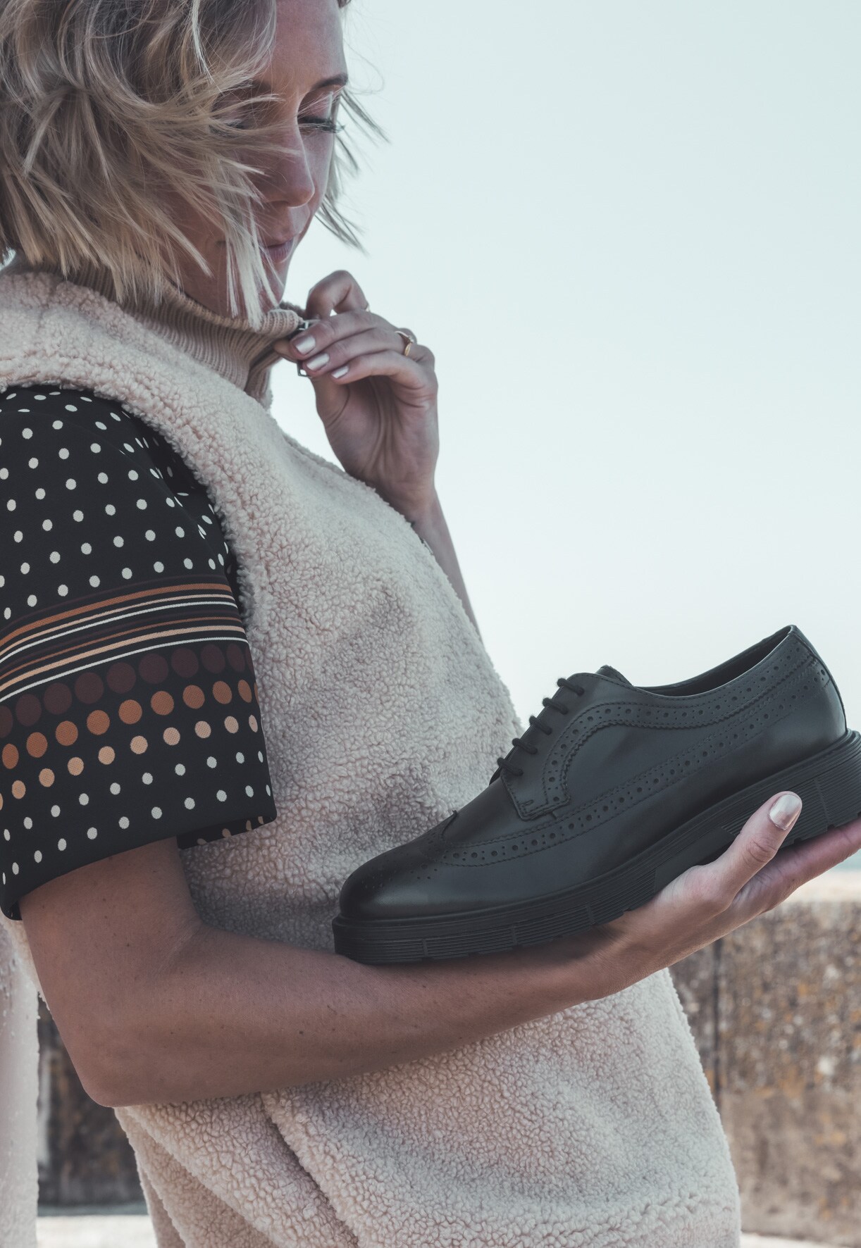 PACE, Snøresko Sort