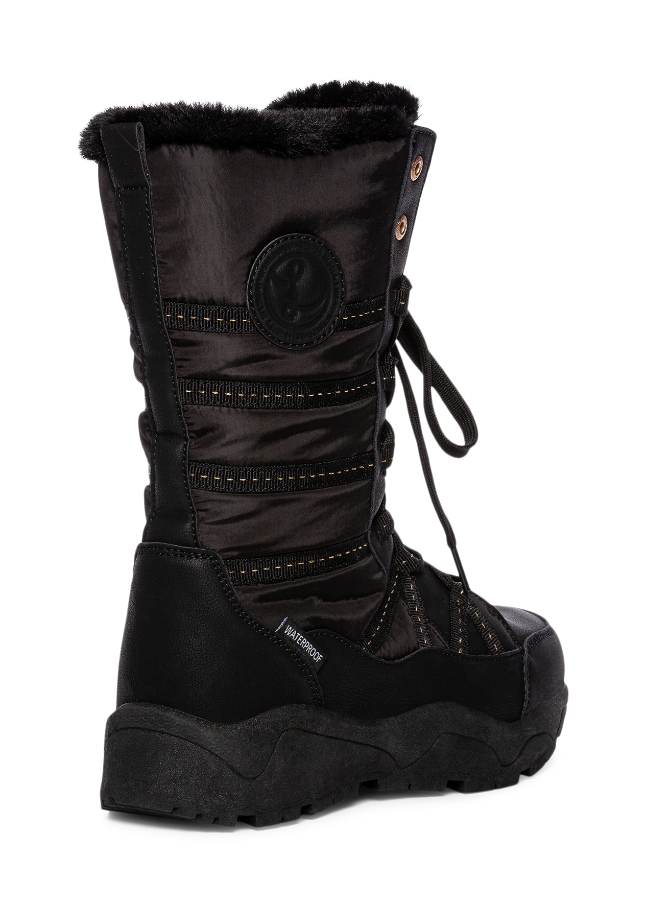 LINEAR, Varmforet støvlett, waterproof Sort
