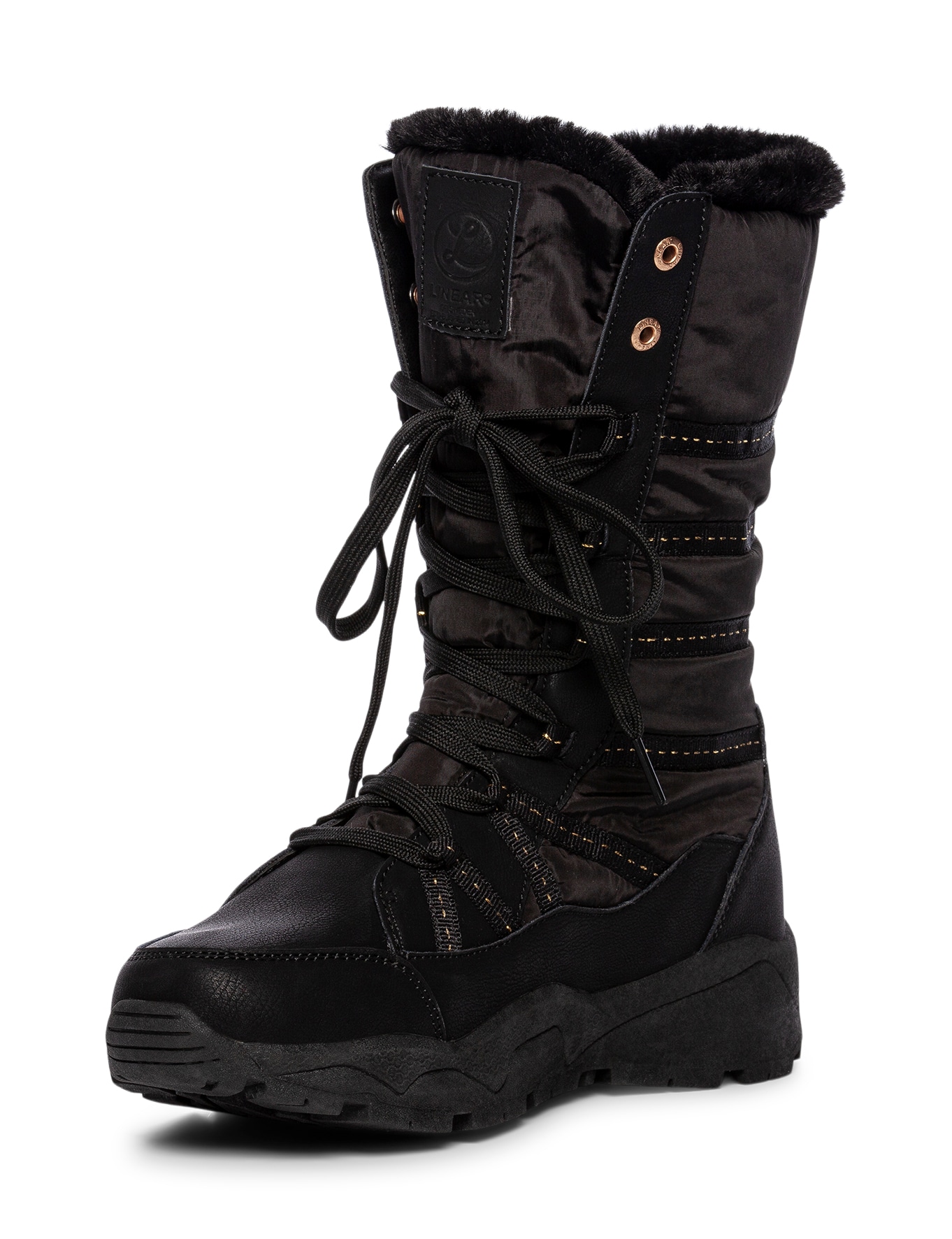 LINEAR, Varmforet støvlett, waterproof Sort