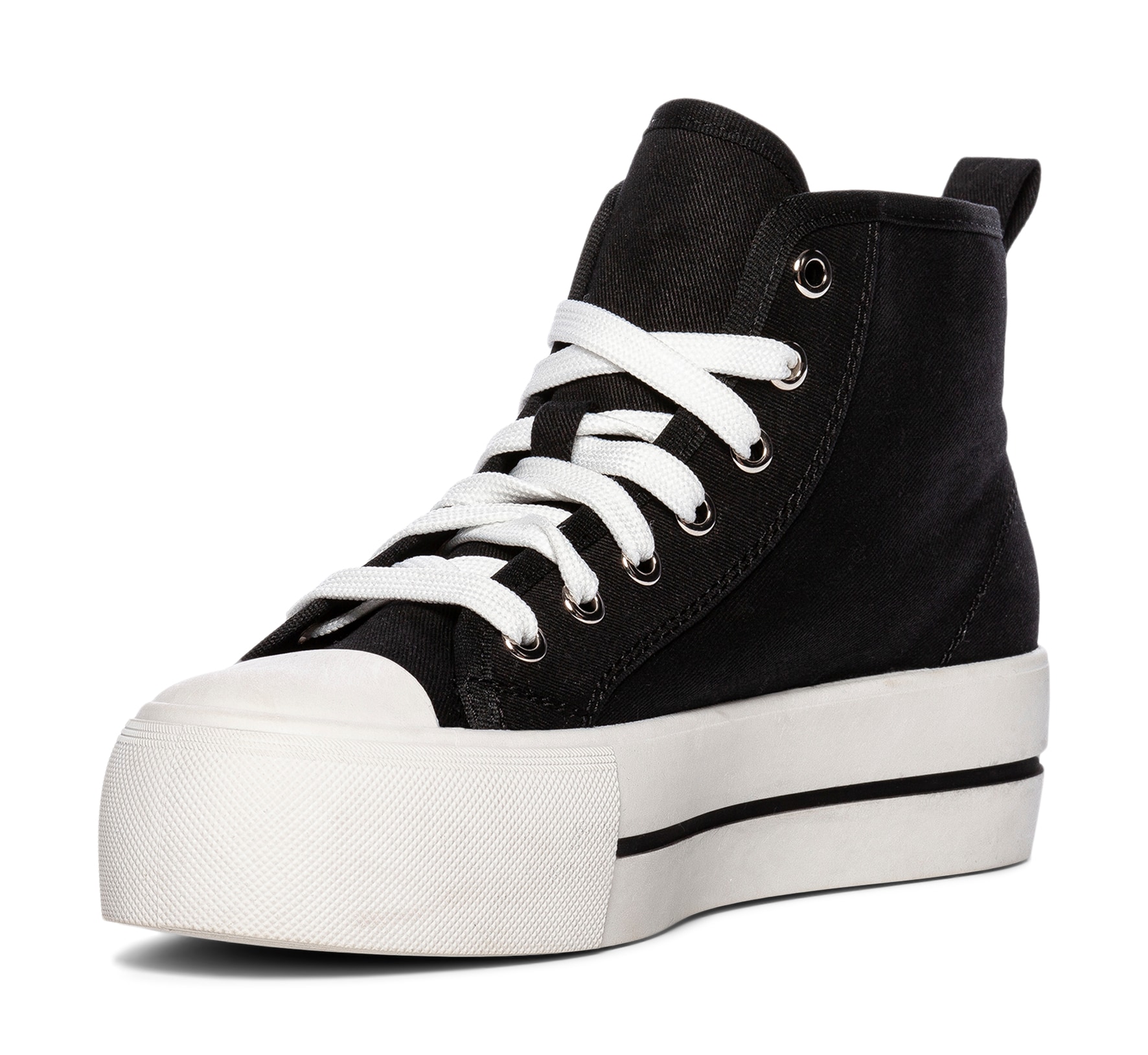 ATTITUDE, Høye sneakers Sort