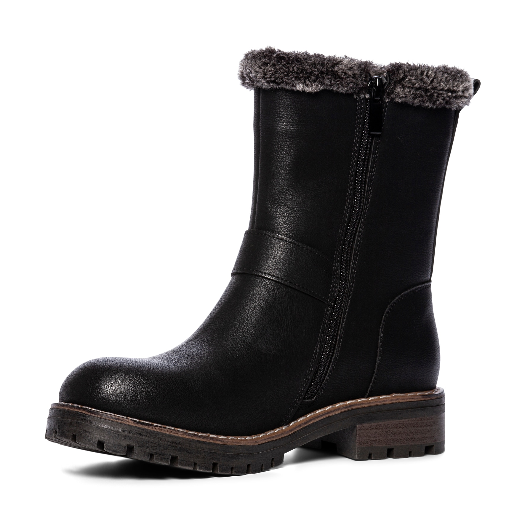 LINEAR, Varmforet boots Sort