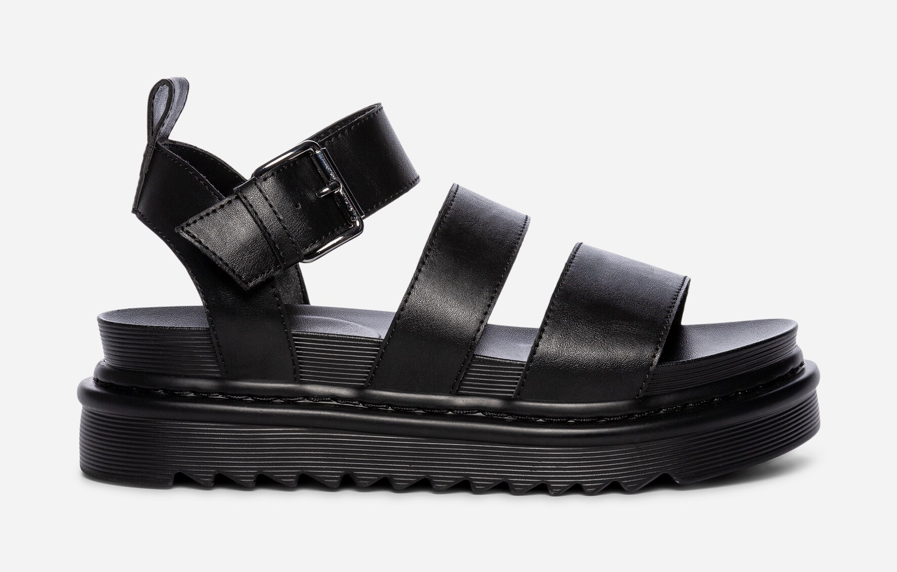 ATTITUDE, Sandal med reimer Sort