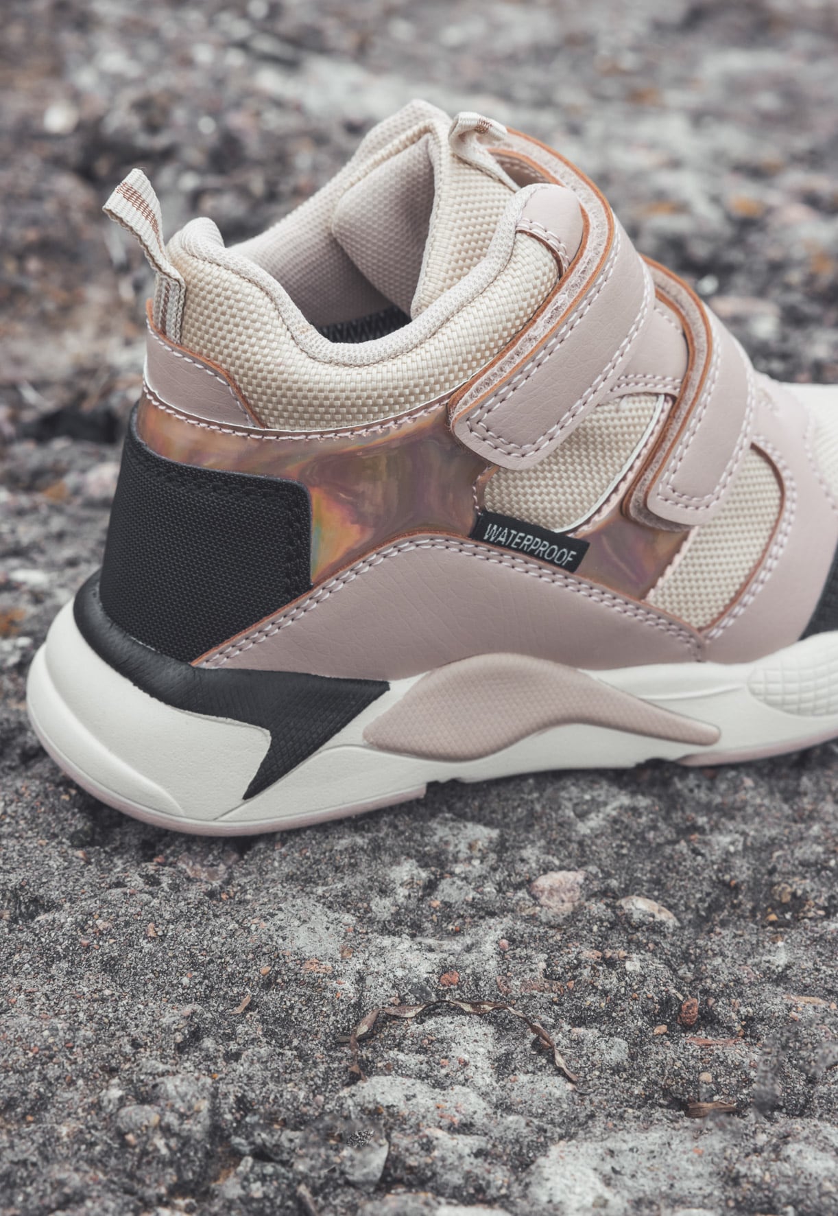 LINEAR, Høye sneakers, waterproof Rosa