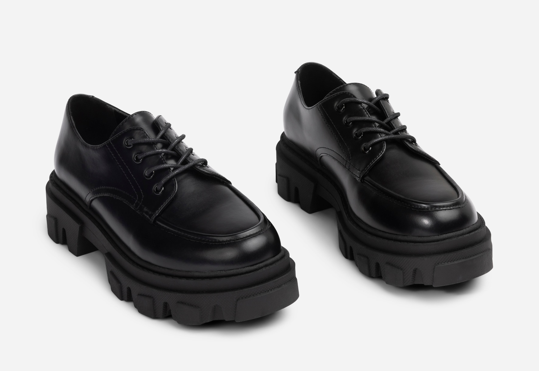 ATTITUDE, Snøresko Sort