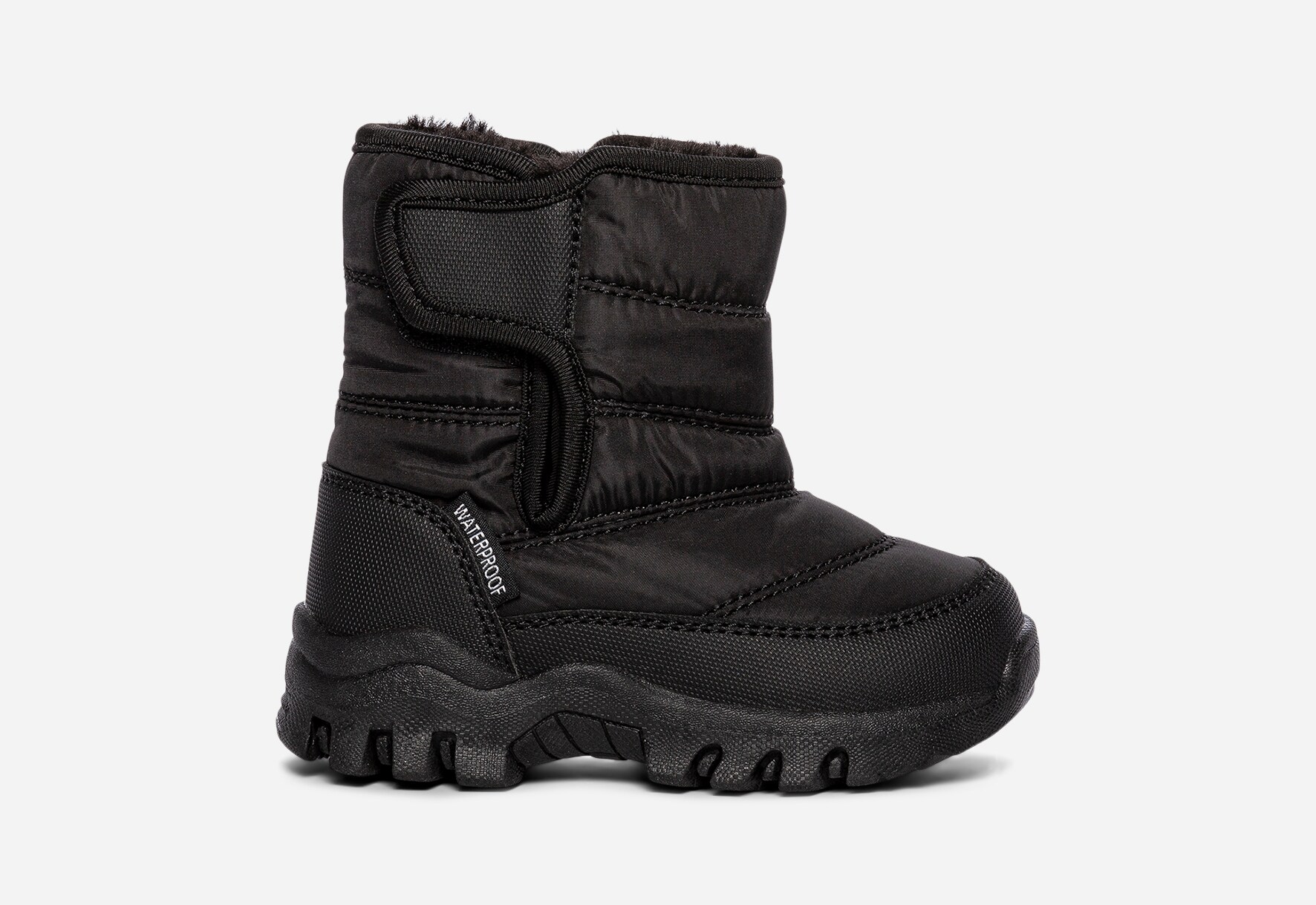 LINEAR, Varmforet støvlett, waterproof Sort