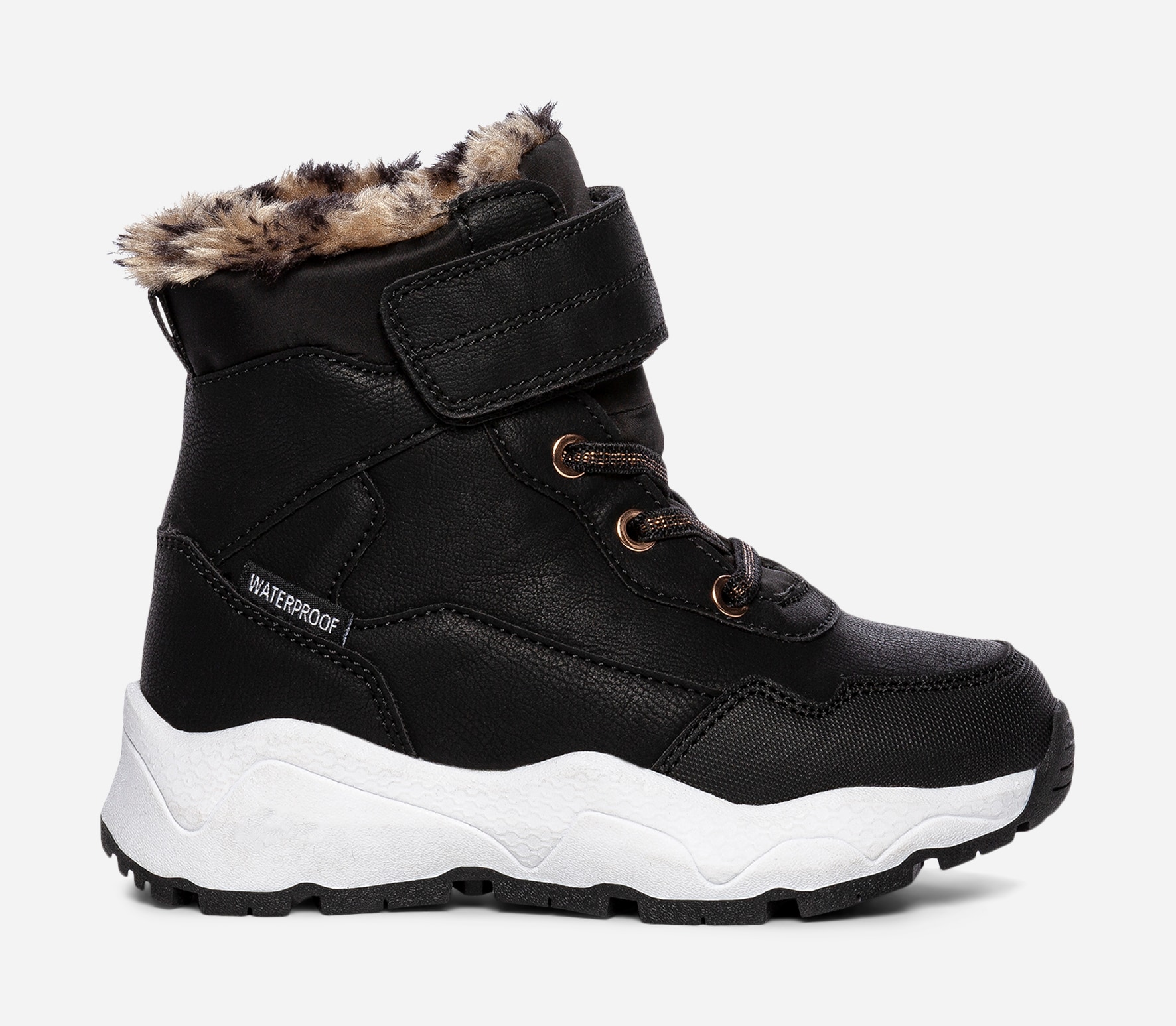LINEAR, Varmforet skolett waterproof Sort