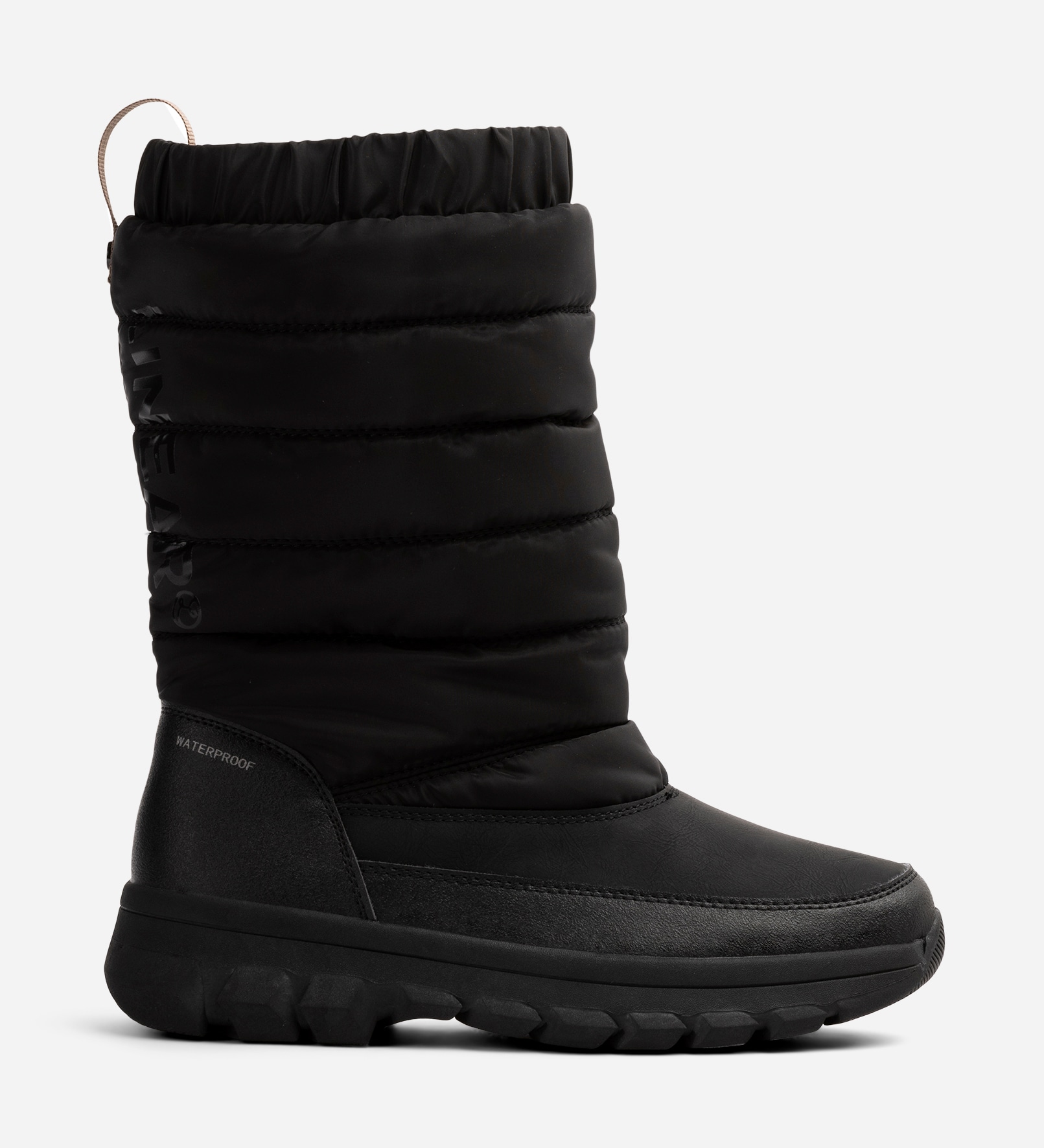 LINEAR, Varmforet støvlett, waterproof Sort