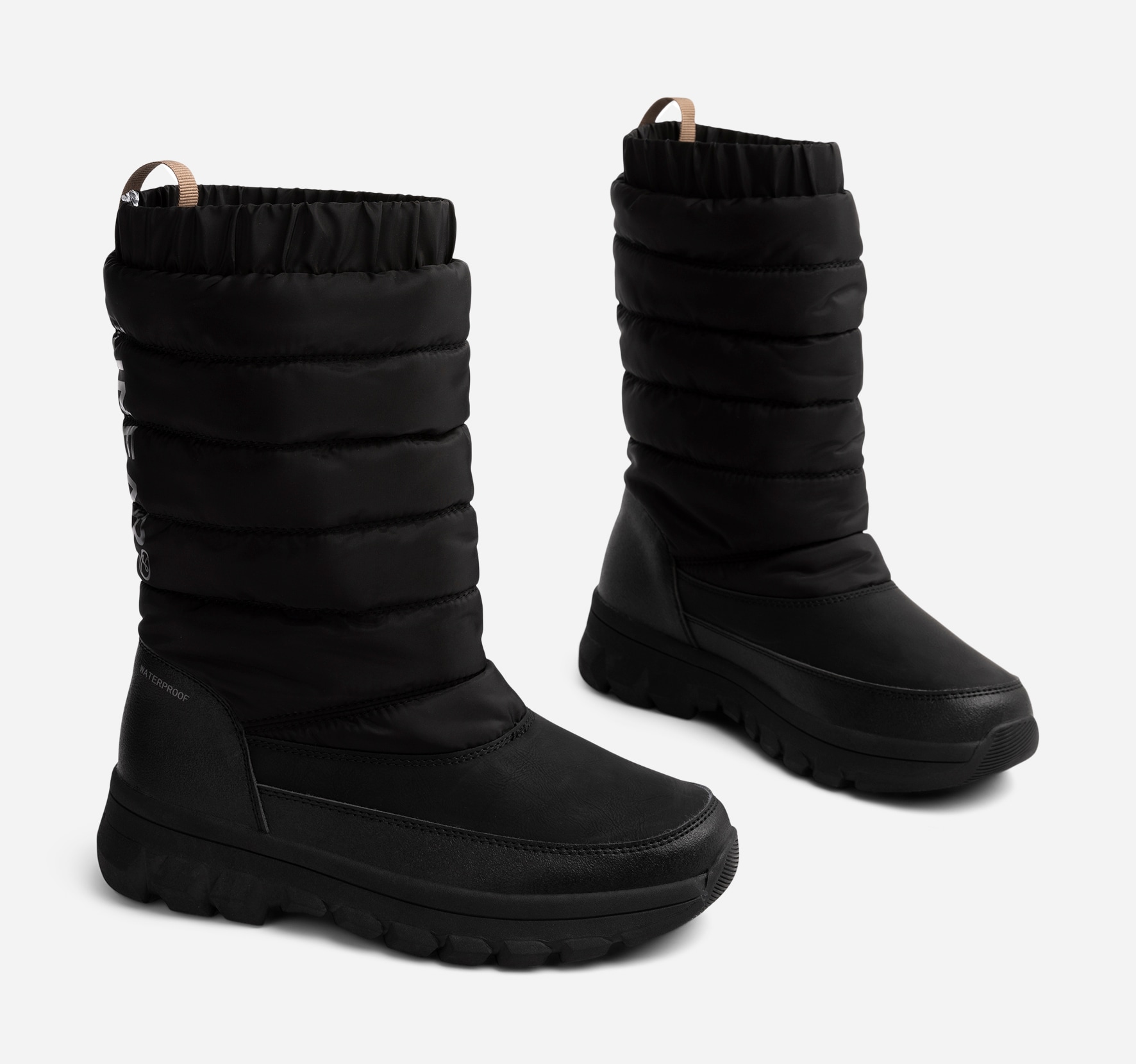 LINEAR, Varmforet støvlett, waterproof Sort