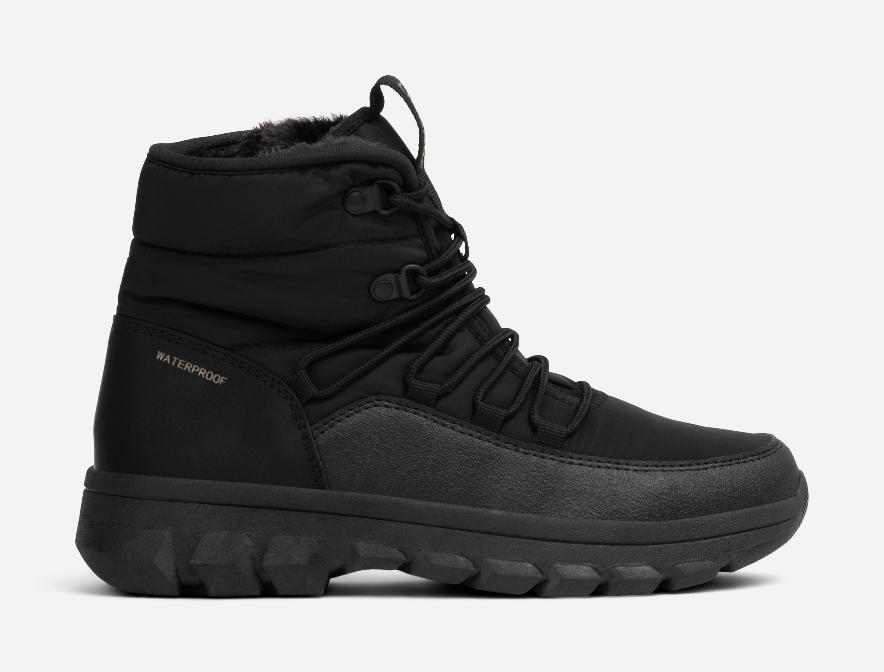 LINEAR, Varmforet skolett waterproof Sort