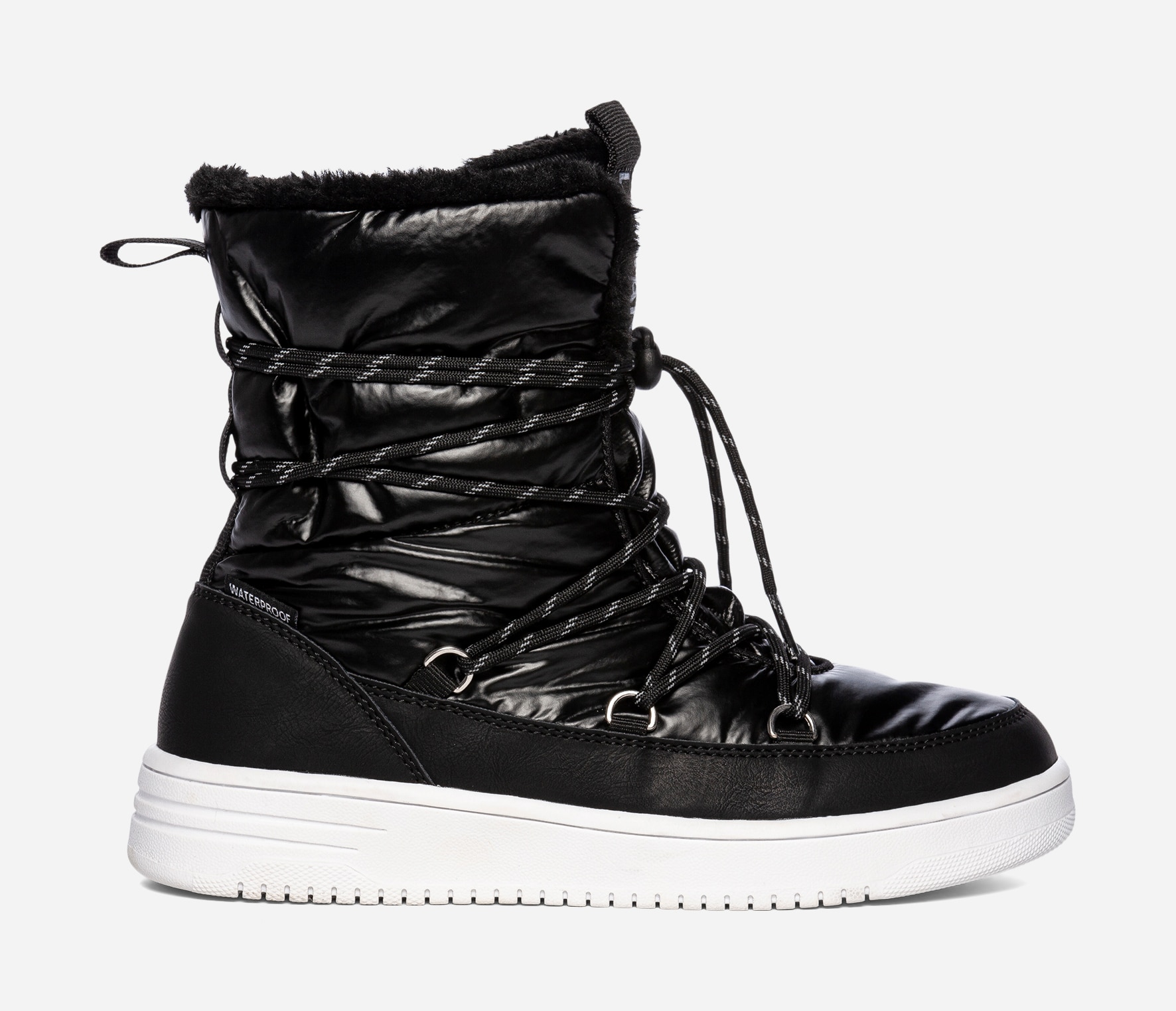 LINEAR, Varmforet skolett waterproof Sort