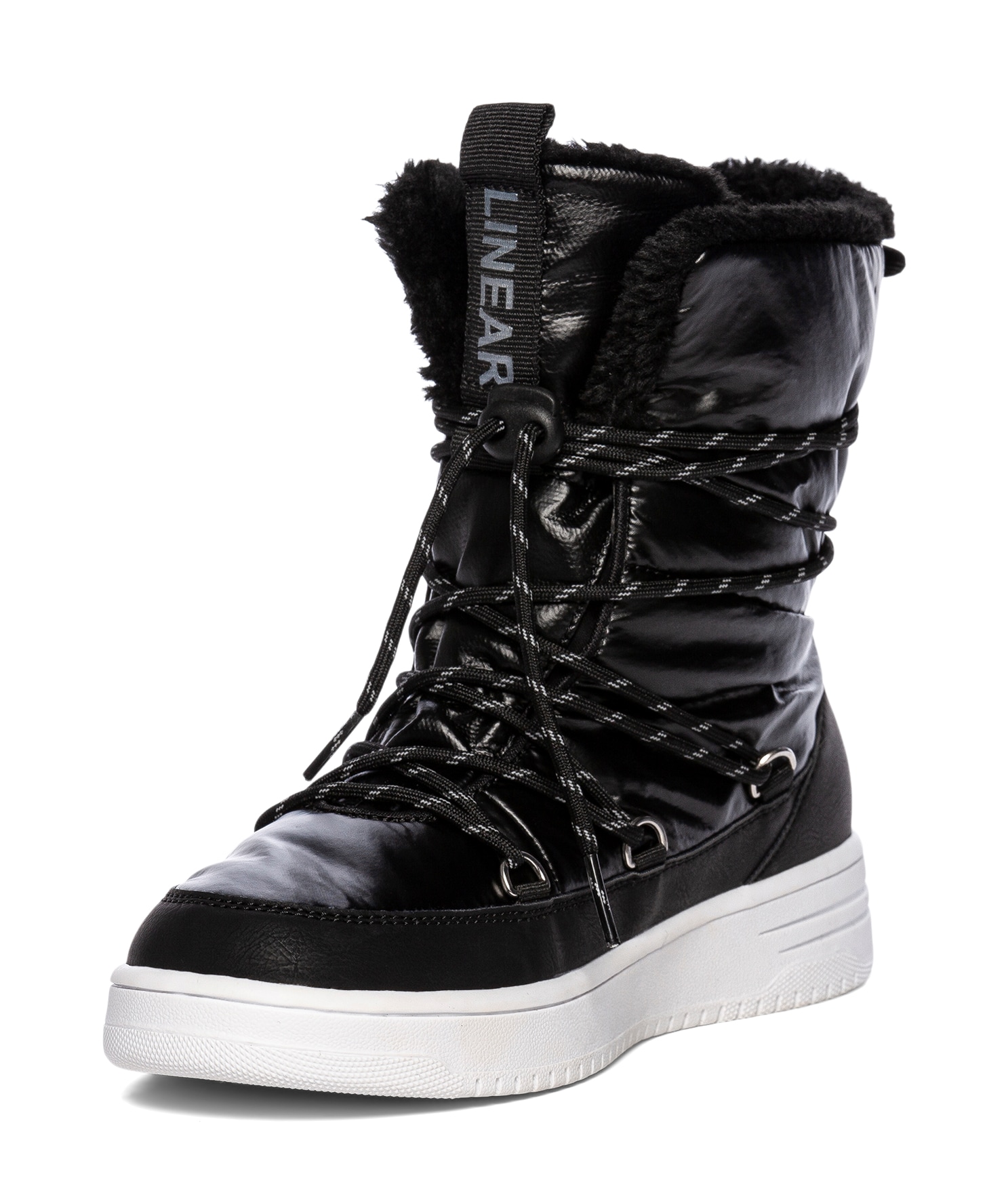 LINEAR, Varmforet skolett waterproof Sort