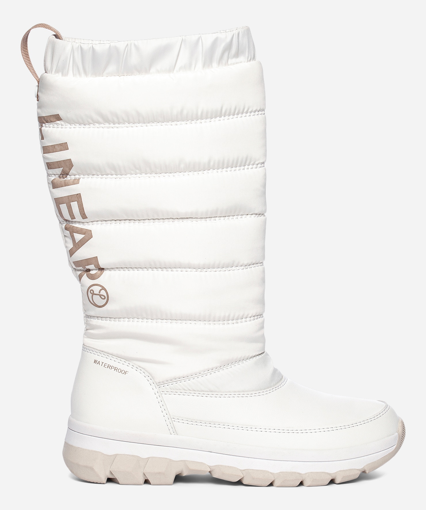 LINEAR, Varmforet støvlett Hvit