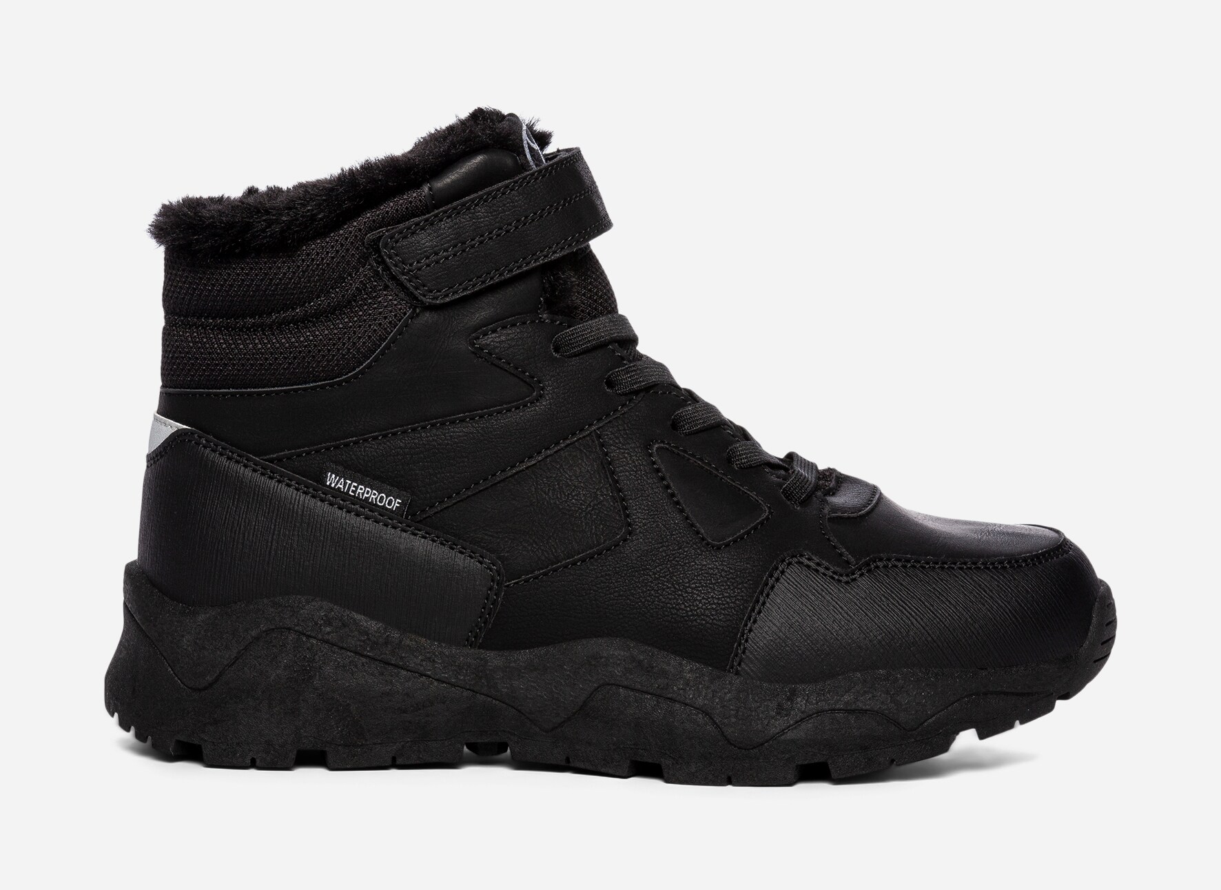 LINEAR, Varmforet skolett waterproof Sort