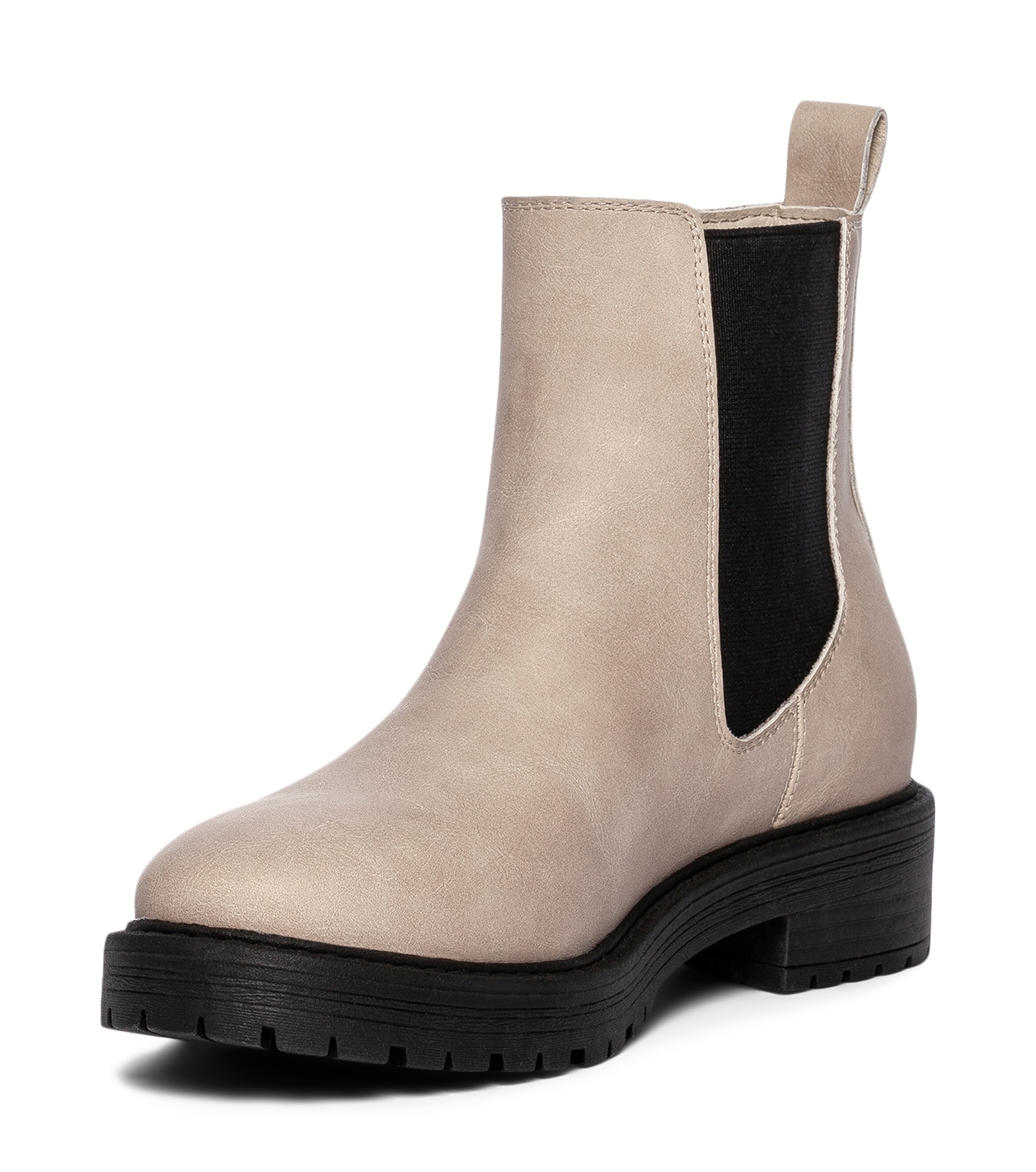 SO ALL, Chelseaboots Beige