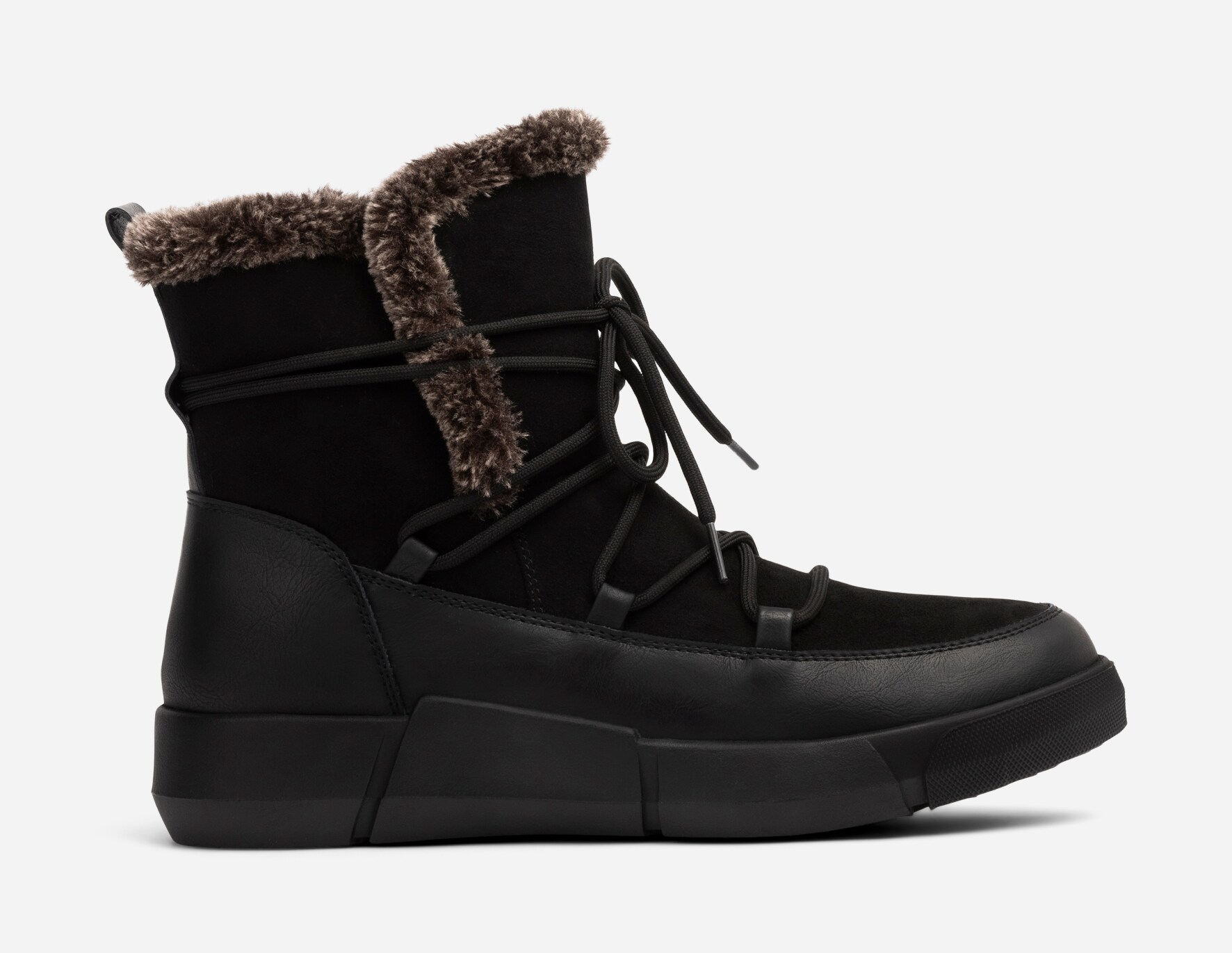SO ALL, Varmforet boots Sort