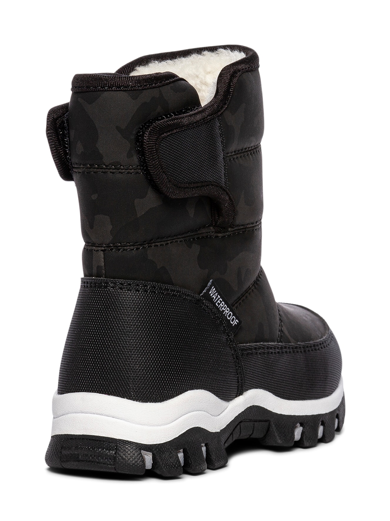 LINEAR, Varmforet støvlett, waterproof Sort