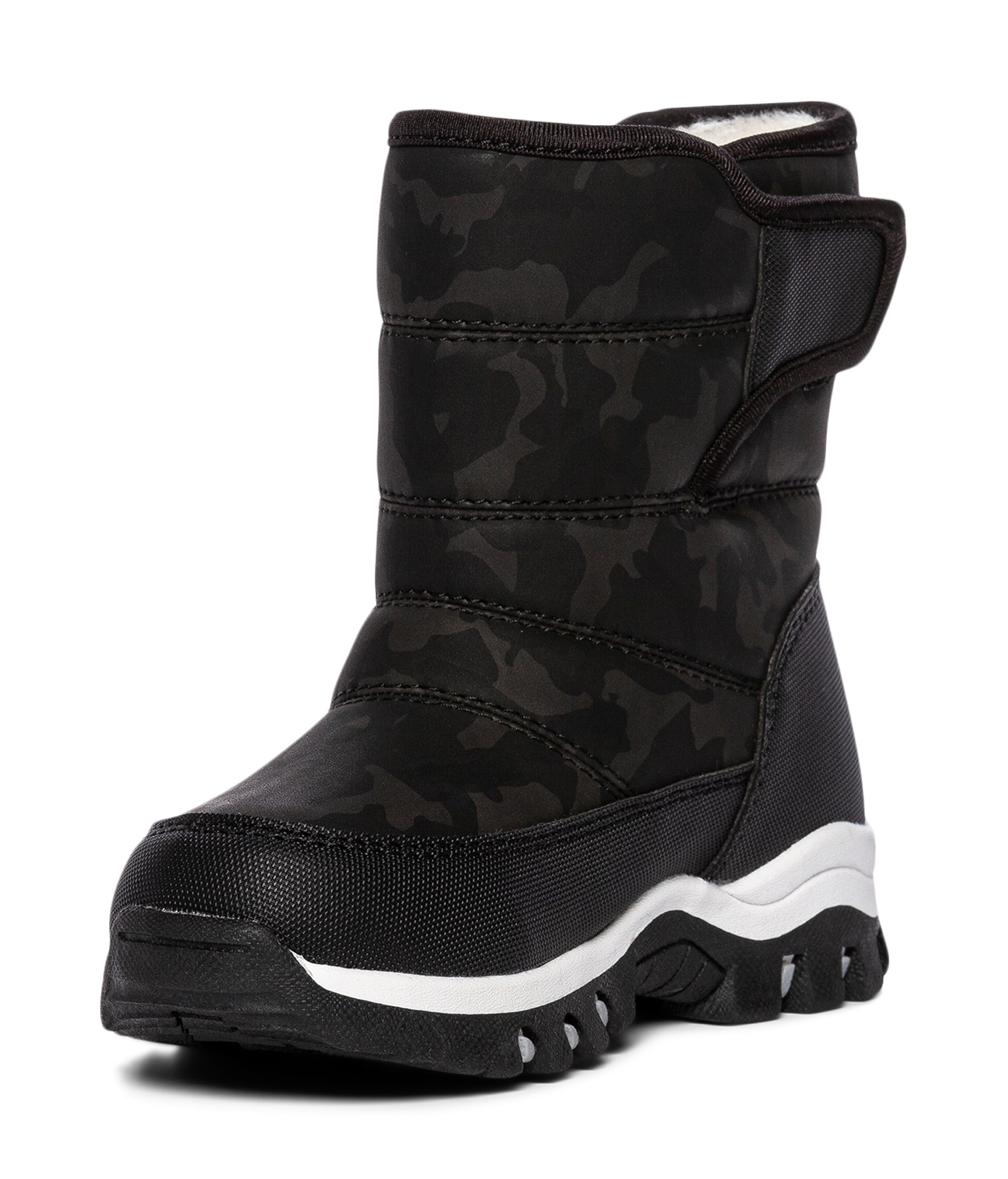 LINEAR, Varmforet støvlett, waterproof Sort