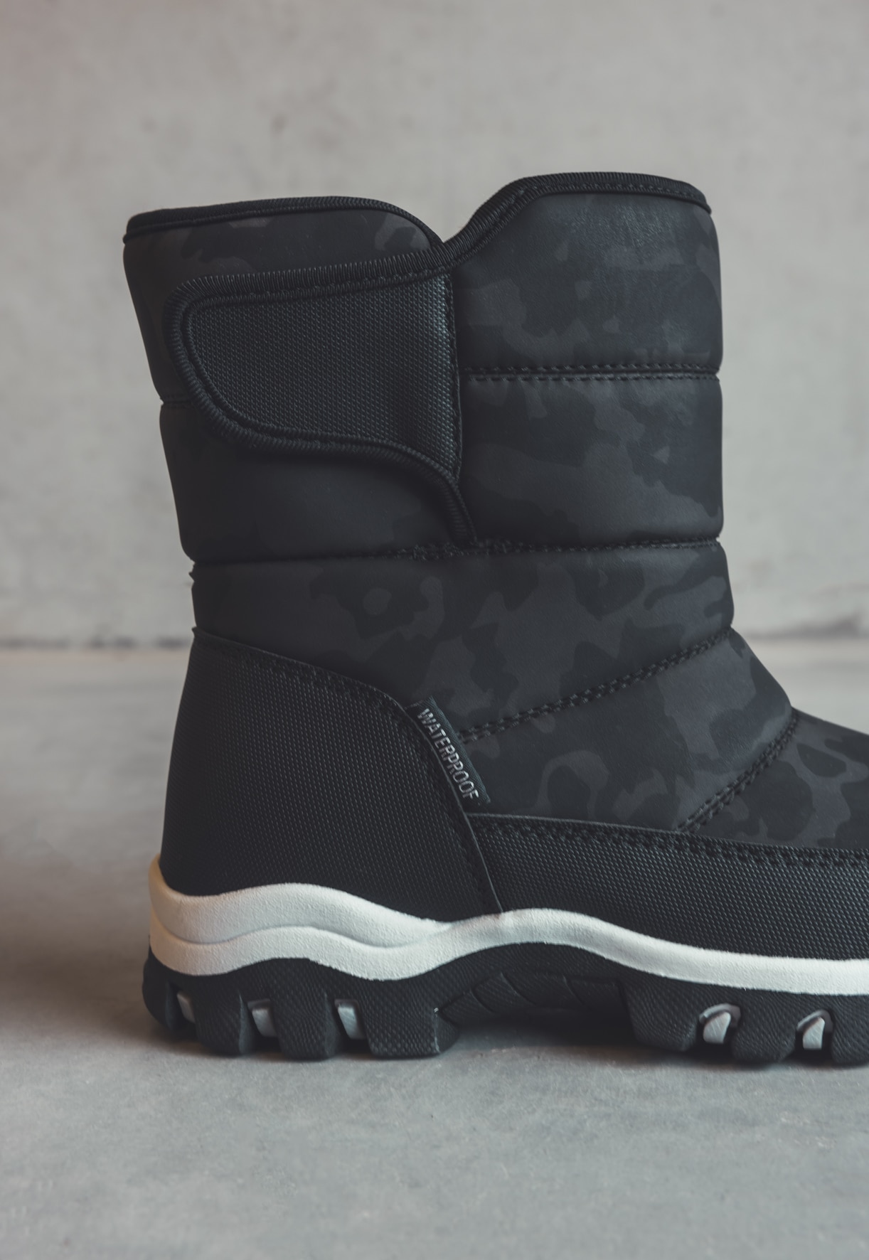 LINEAR, Varmforet støvlett, waterproof Sort