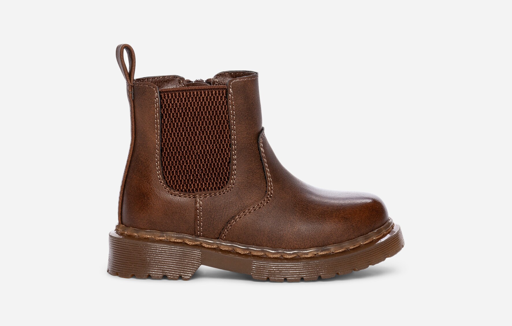 DINSKO, Varmforet chelseaboots Brun