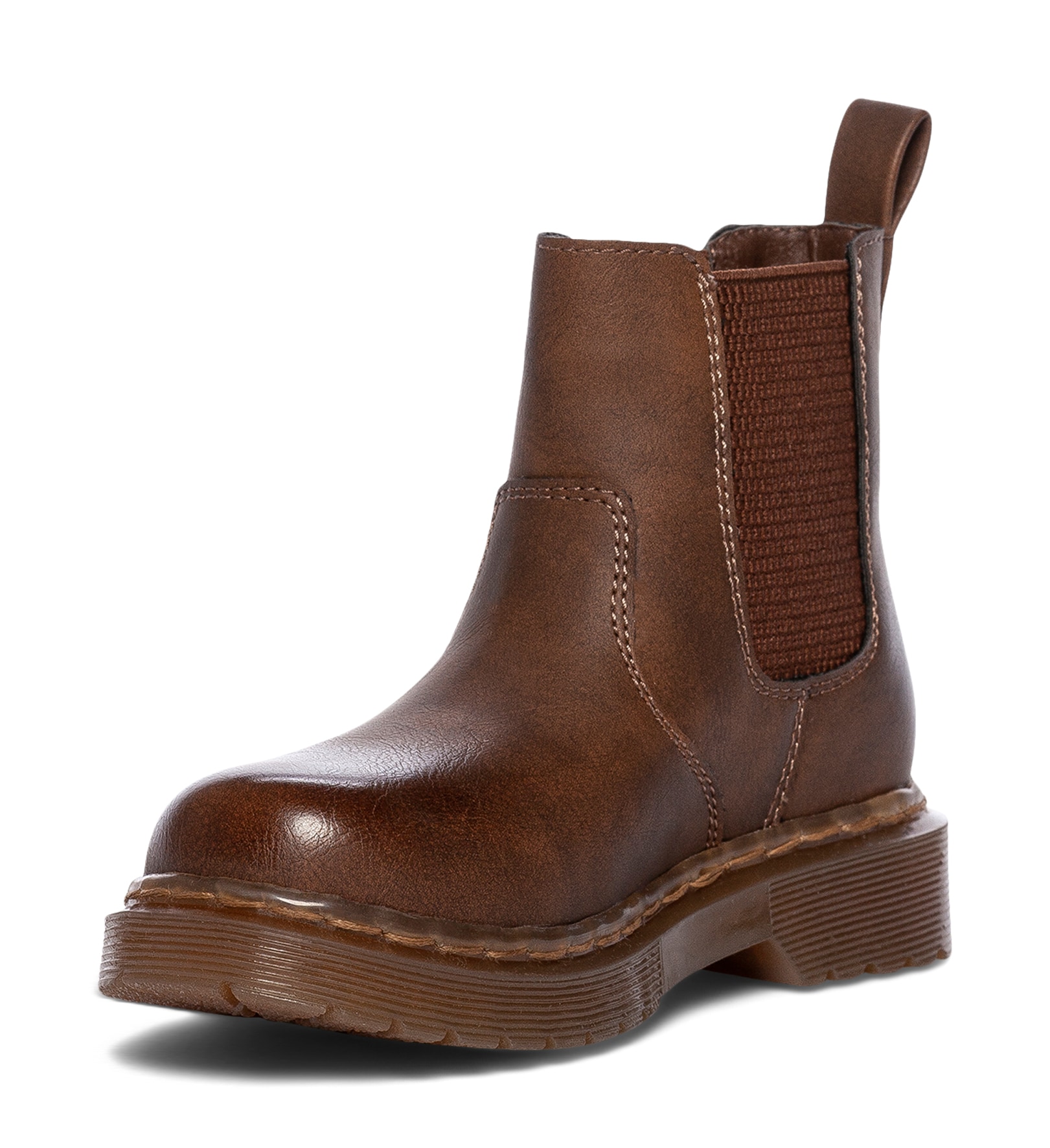 DINSKO, Varmforet chelseaboots Brun