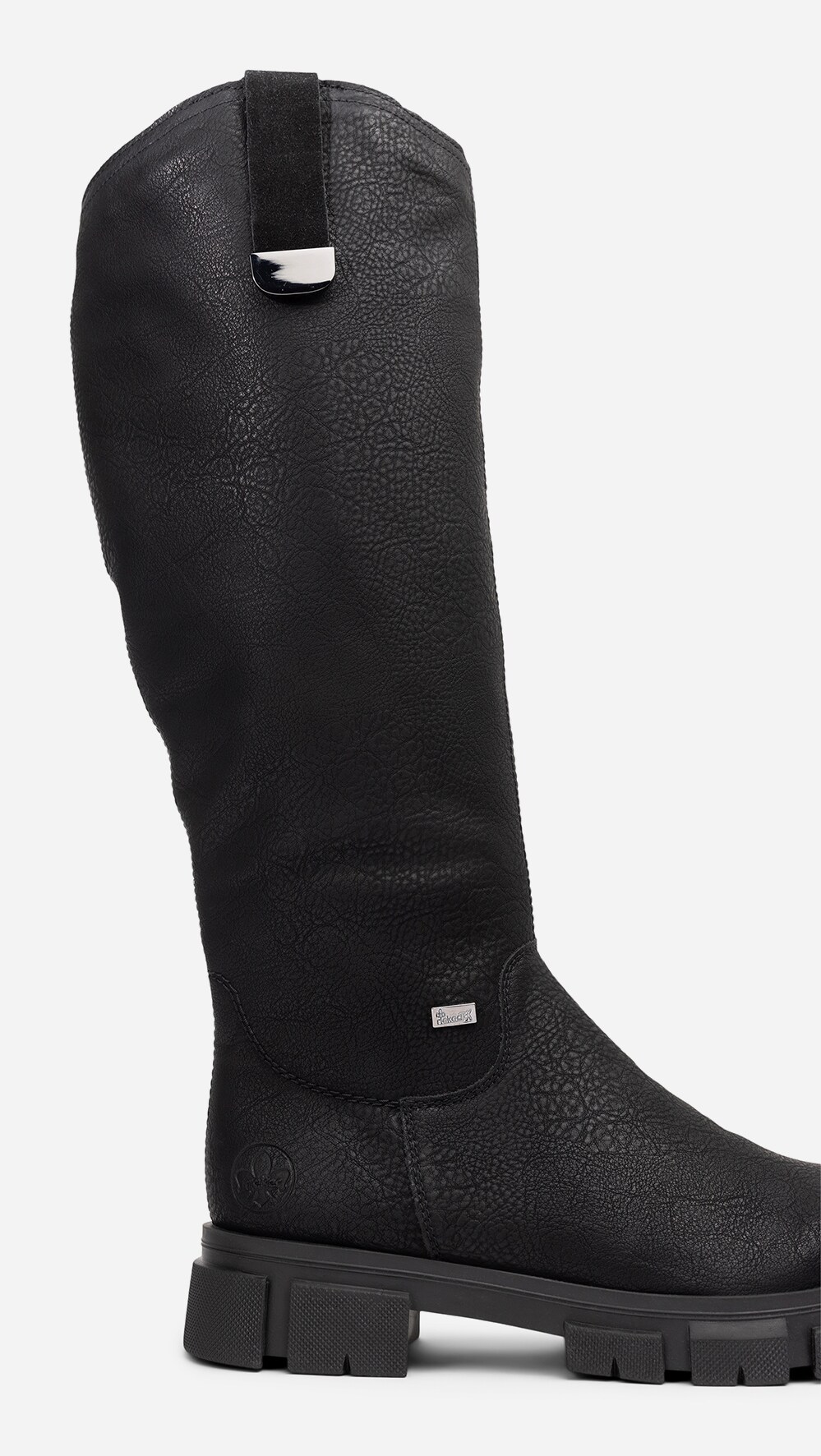 RIEKER, Varmforet støvlett, waterproof Sort