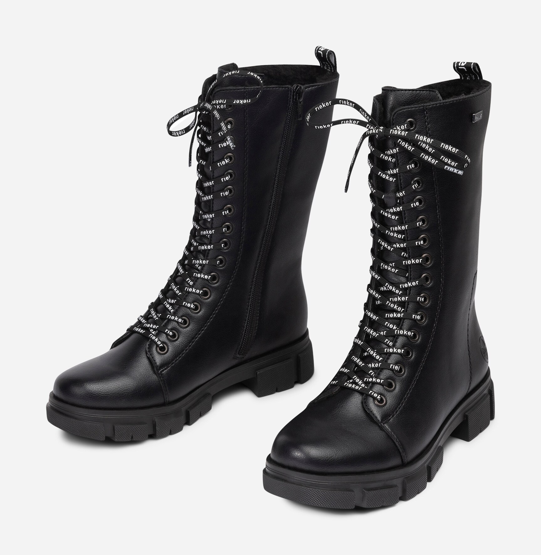RIEKER, Varmforet skolett waterproof Sort