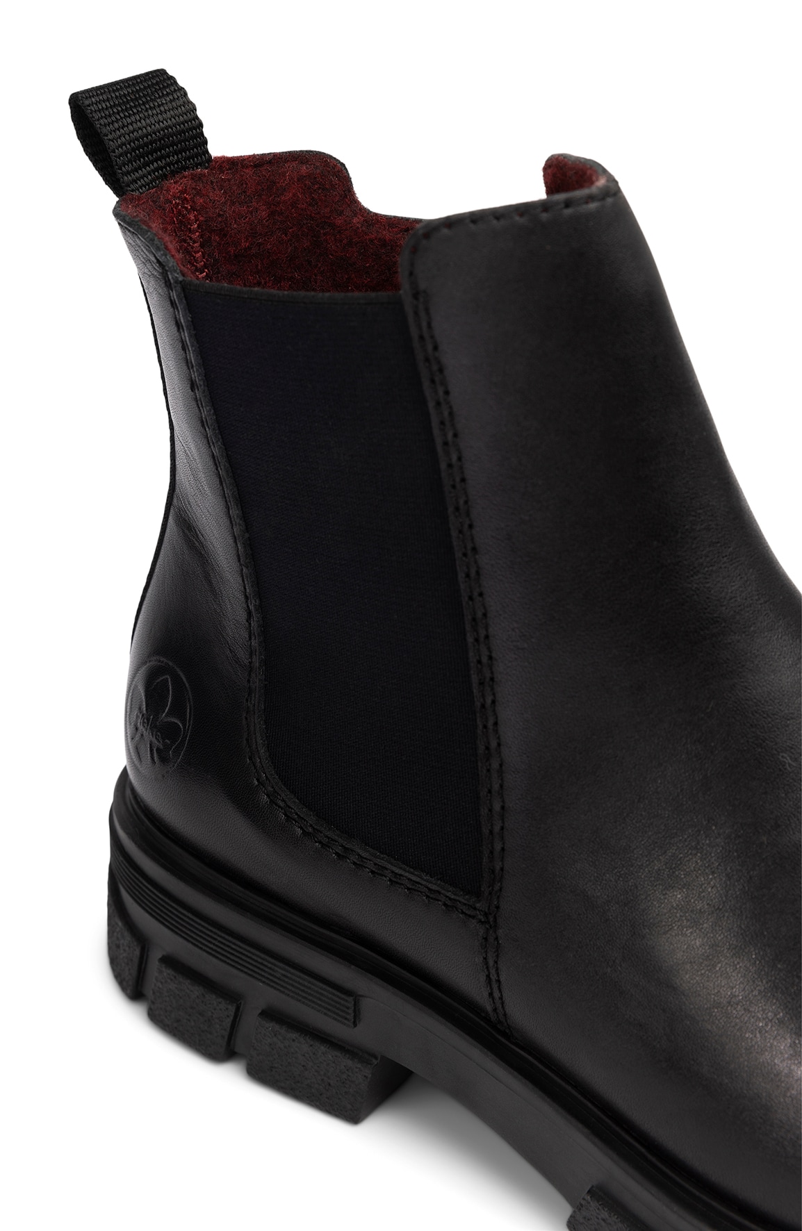 RIEKER, Chelseaboots Sort