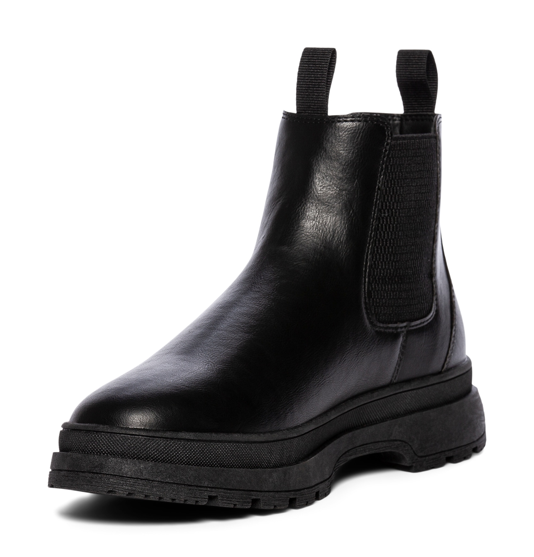 IGUASSU, Varmforet chelseaboots Sort