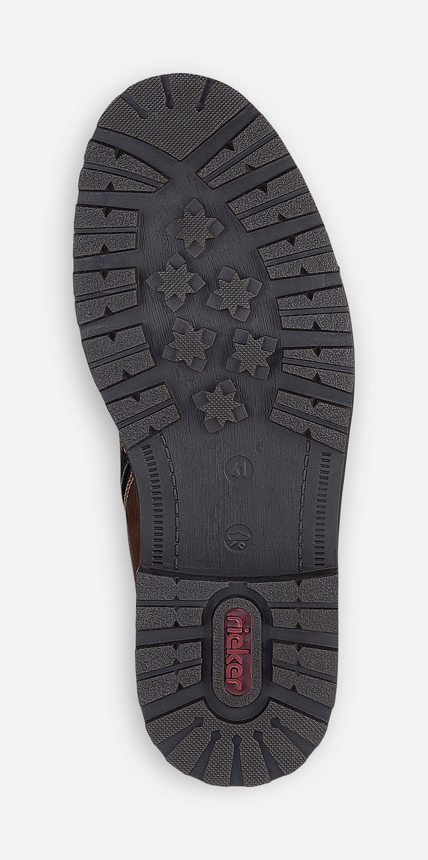 RIEKER, Varmforet skolett Brun