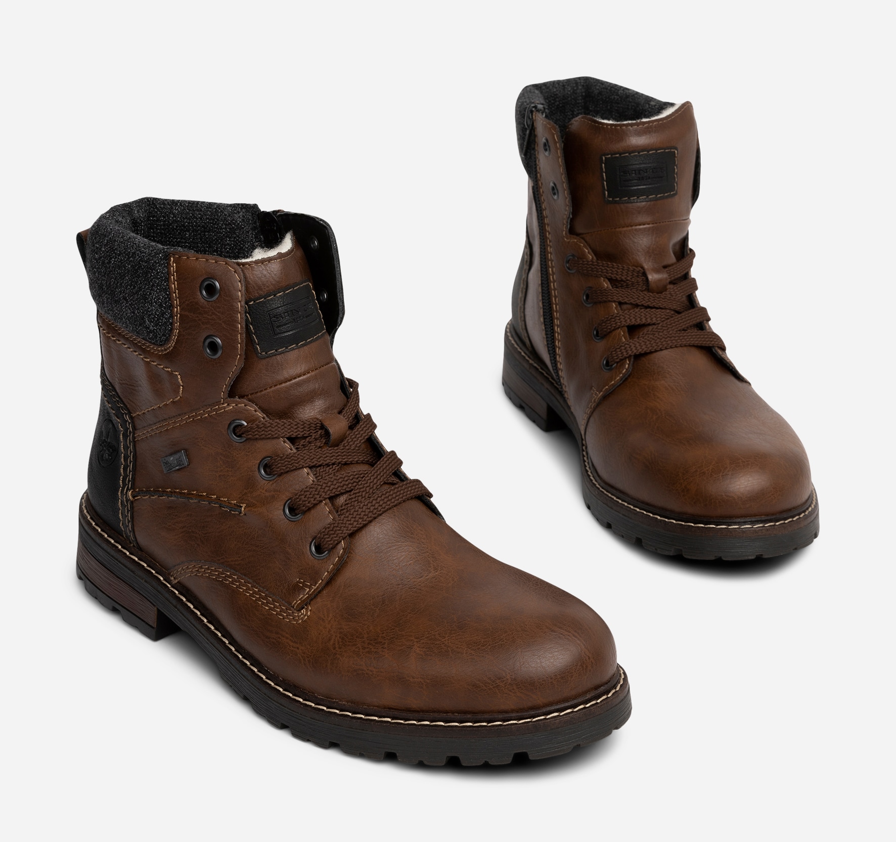 RIEKER, Varmforet skolett Brun