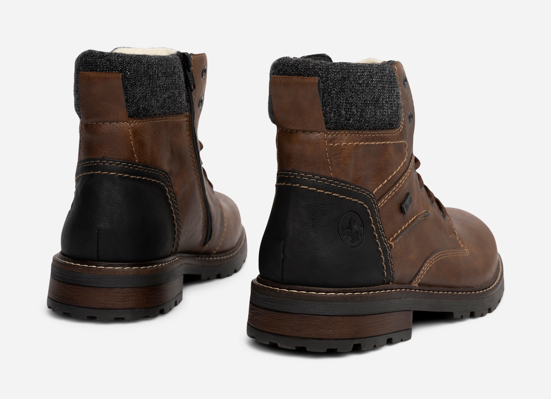 RIEKER, Varmforet skolett Brun