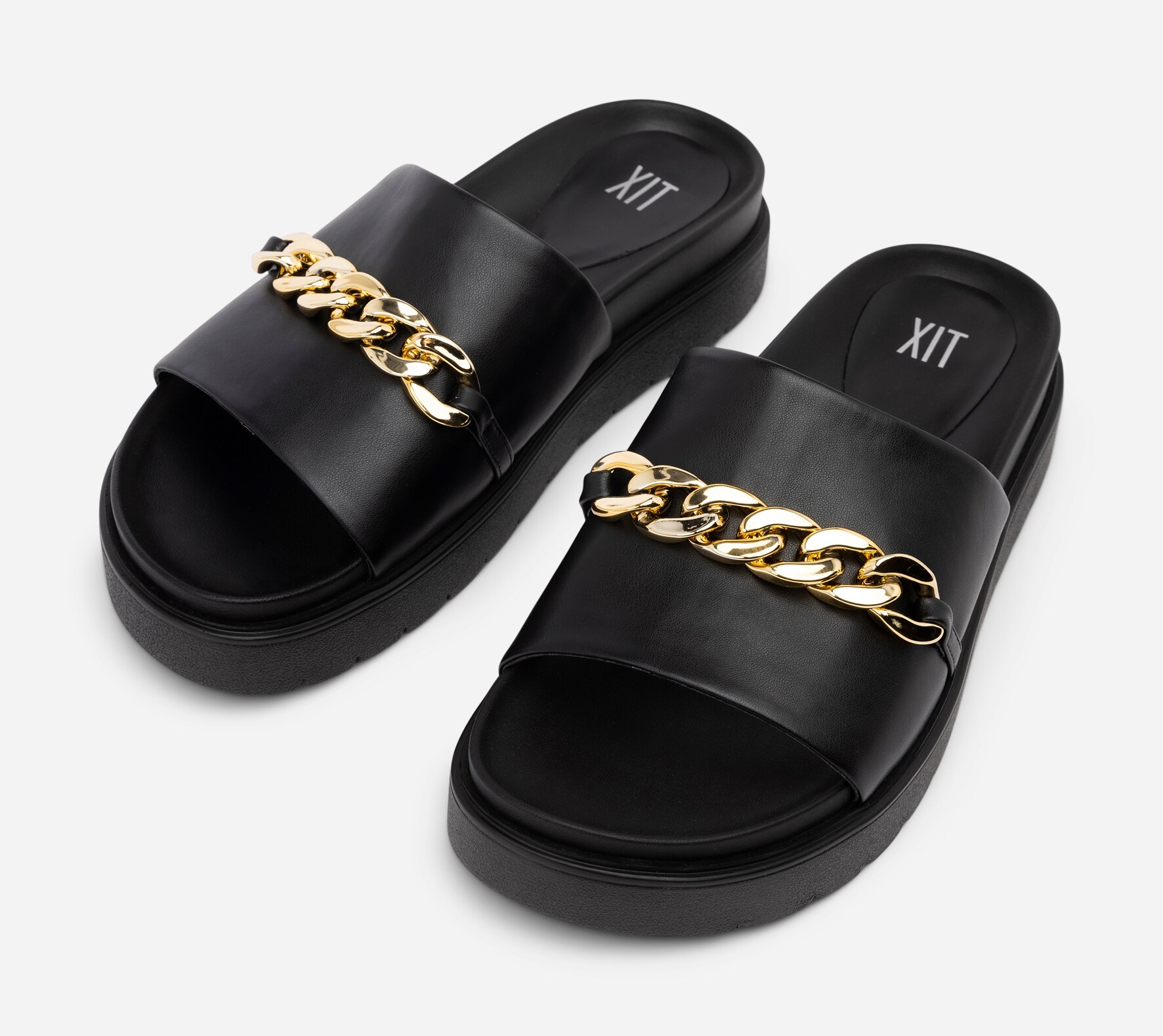 XIT, Sandal med kedje Sort