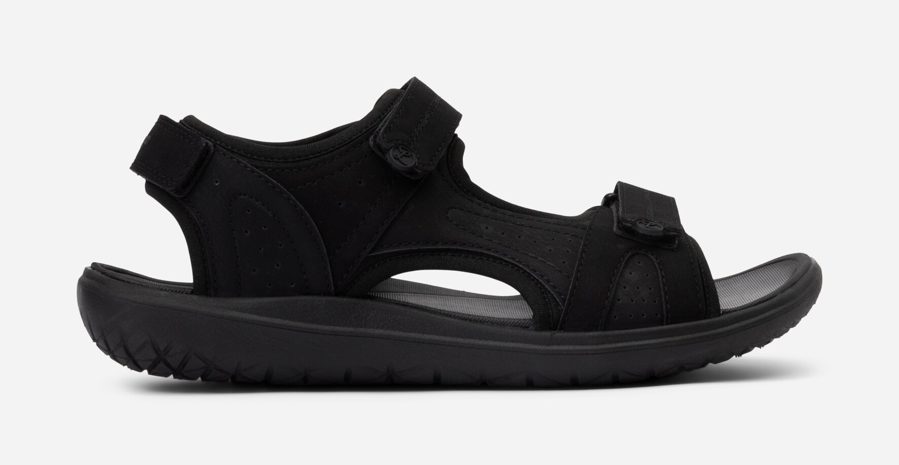LINEAR, Sandal med reimer Sort