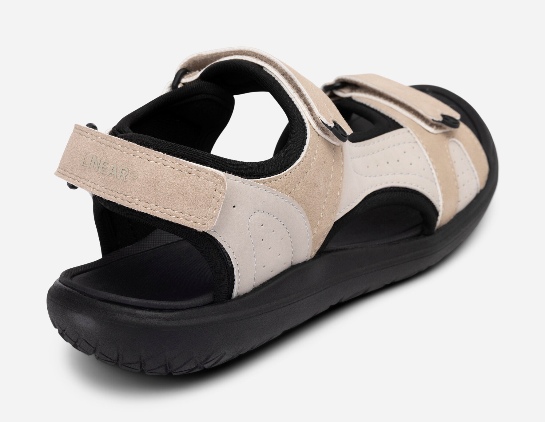LINEAR, Sandal med reimer Beige