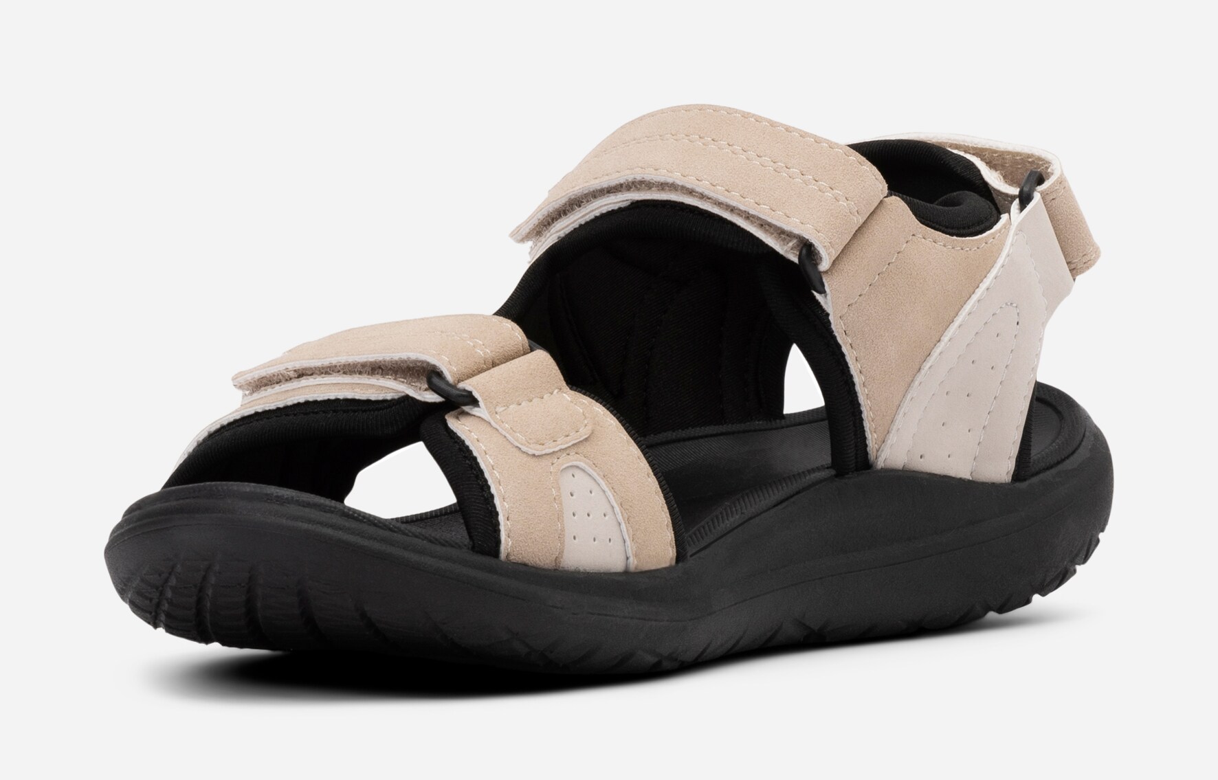 LINEAR, Sandal med reimer Beige